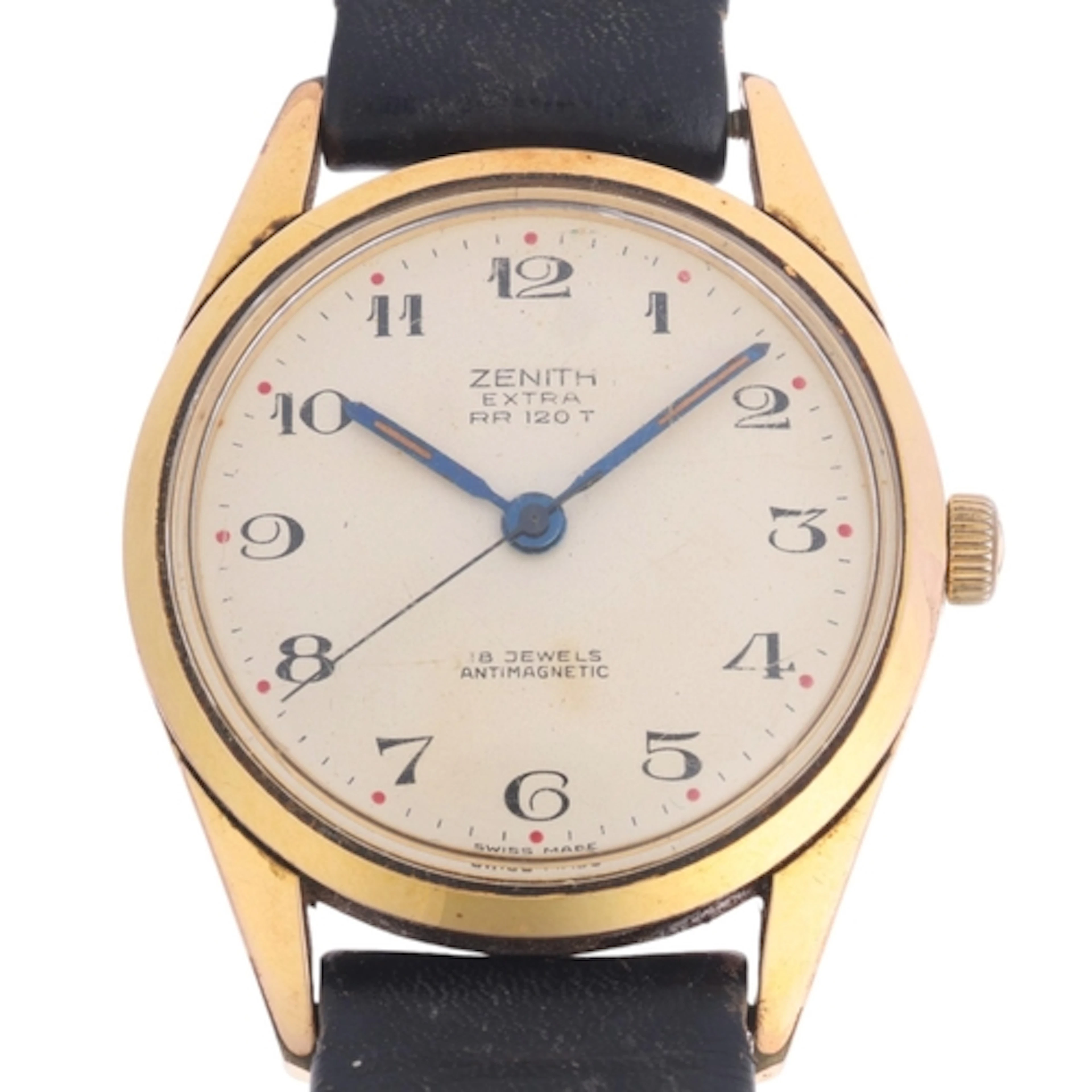 ZENITH - a Vintage gold plated stainless steel Extra RR 120 ...