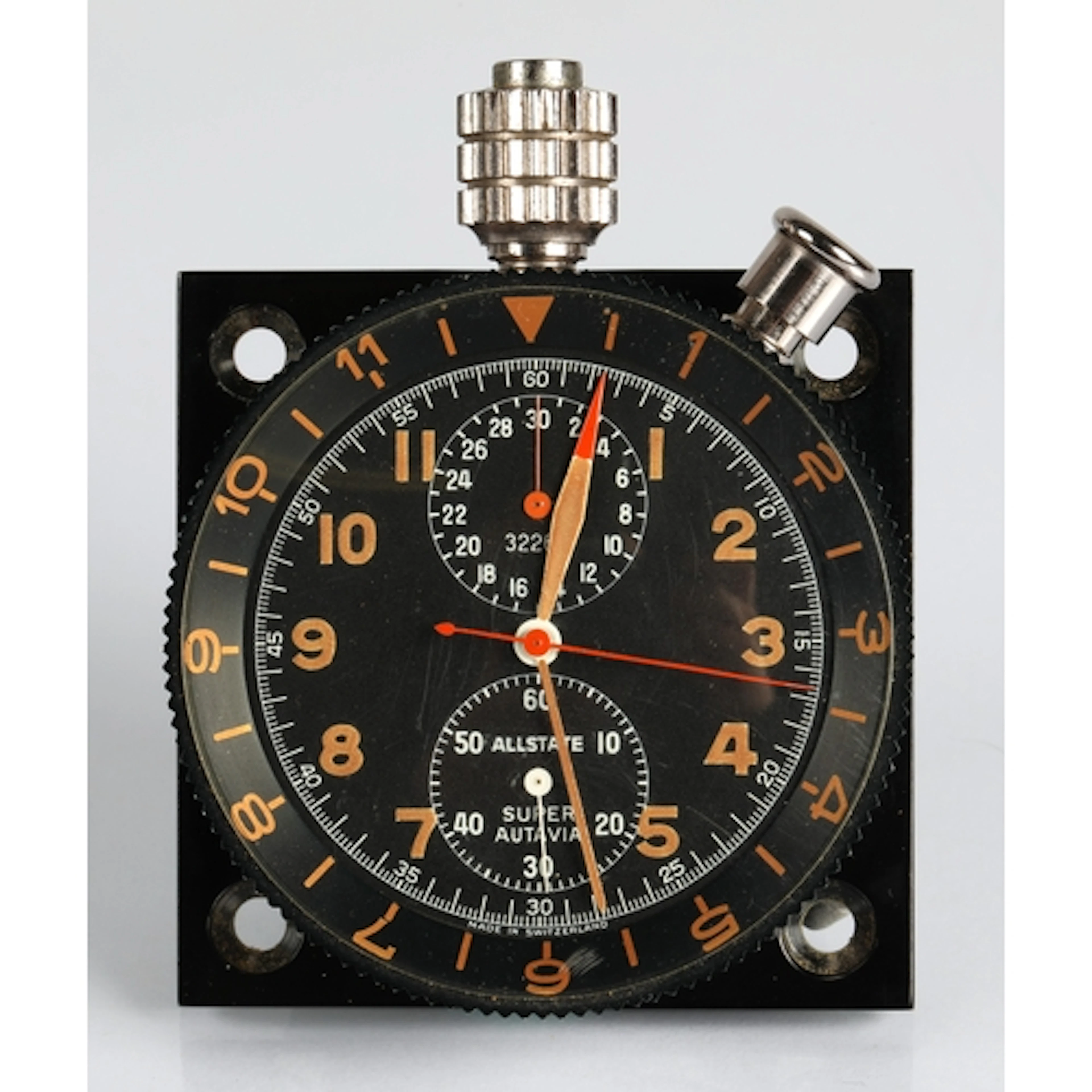 Vintage Heuer 'Super Autavia' dashboard chronograph watch ci...