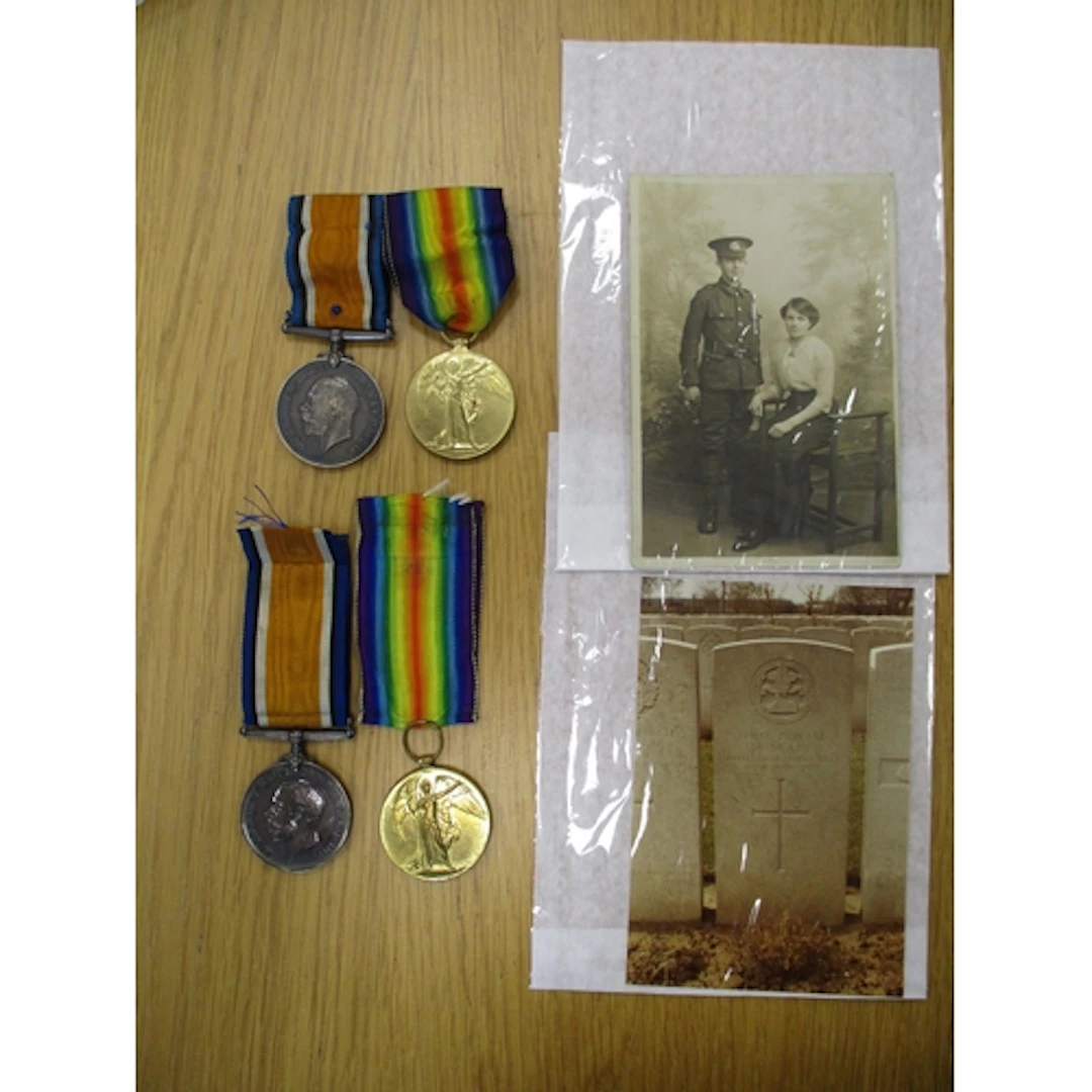 WW1 BWM & Victory Medal pairs to: 1. 21907 Pte W. Brady S. L...