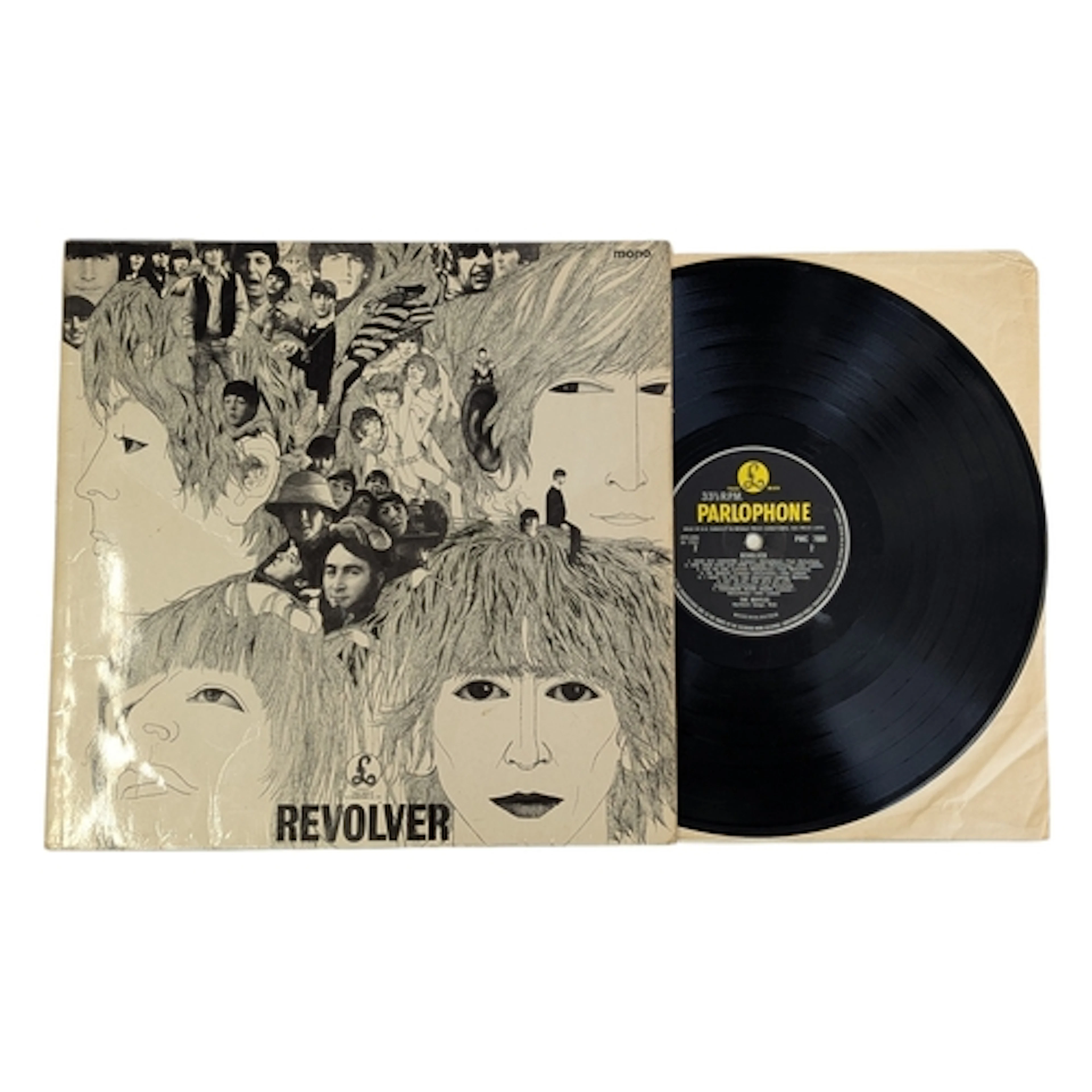 The Beatles - Revolver - A vintage 20th century 1966 long pl...