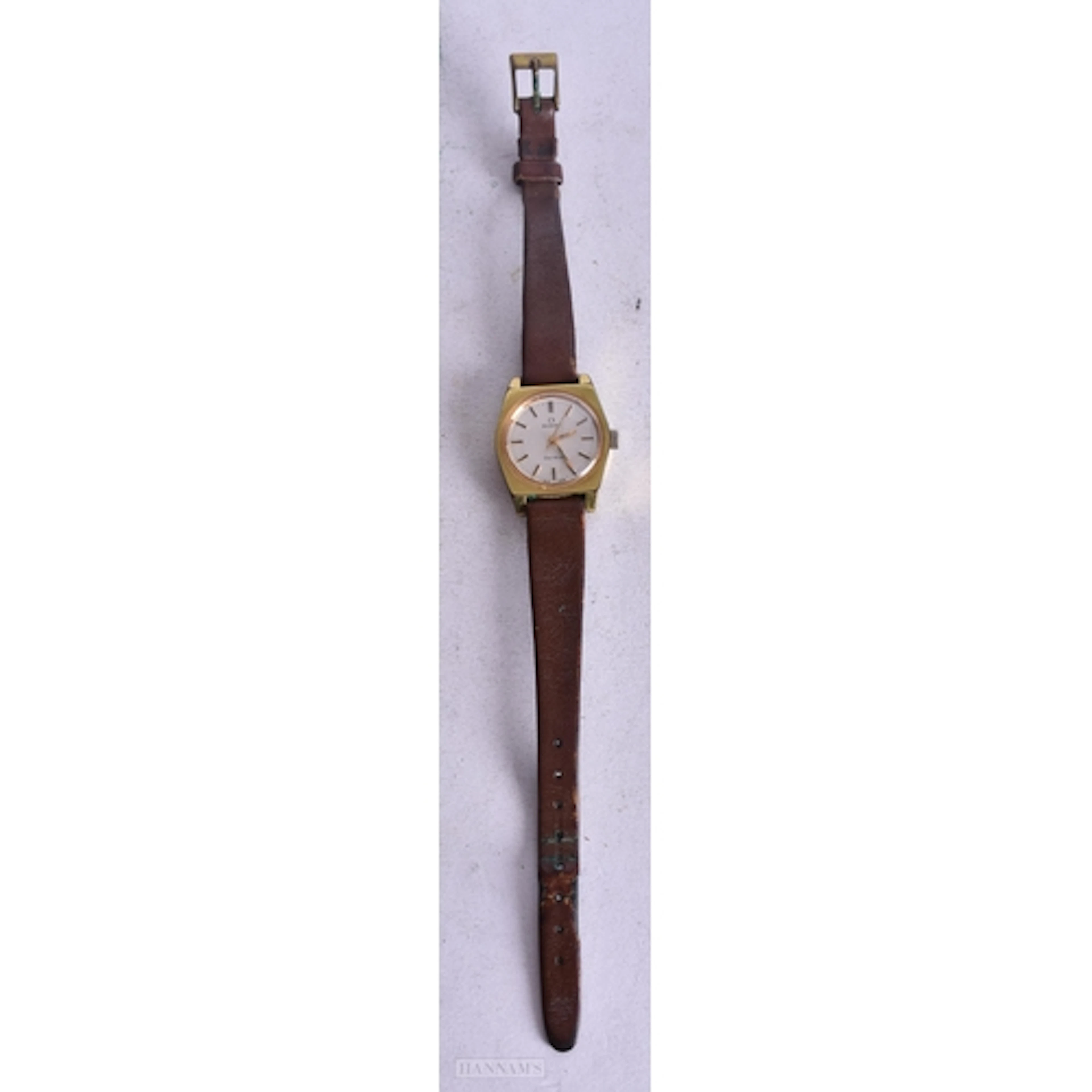 A Ladies Omega Geneve Watch. Working. Dial 2.5cm incl crow...