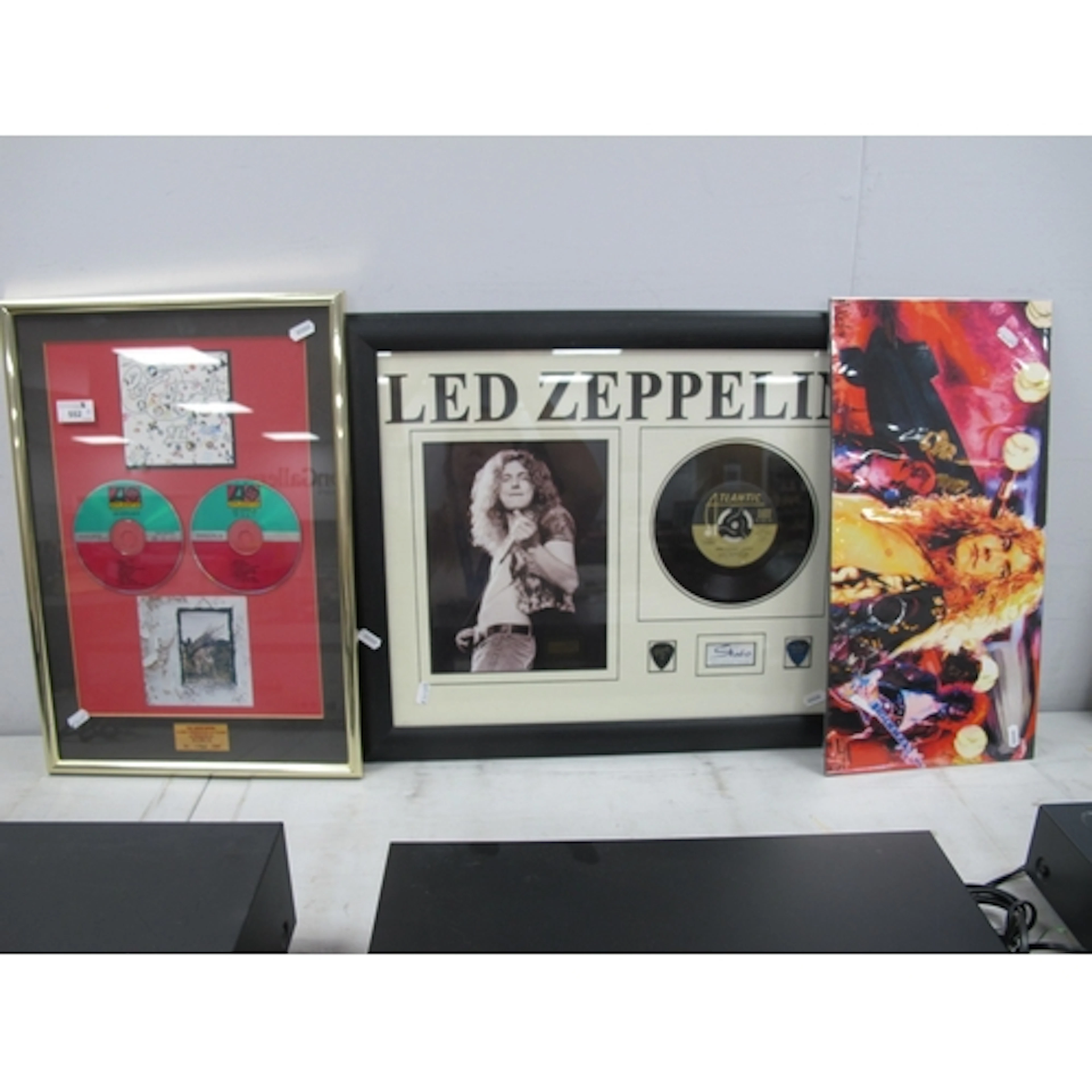 Led Zeppelin Artwork, a montage by Pic-A-Disc Ltd with Led Z...