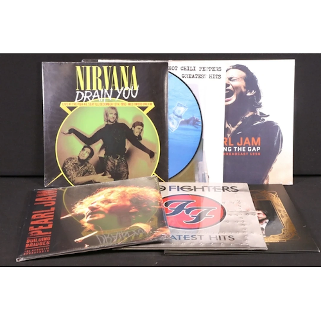 Vinyl - 7 Alt / Grunge LPs to include Nirvana x 2 (inc 1 pic...