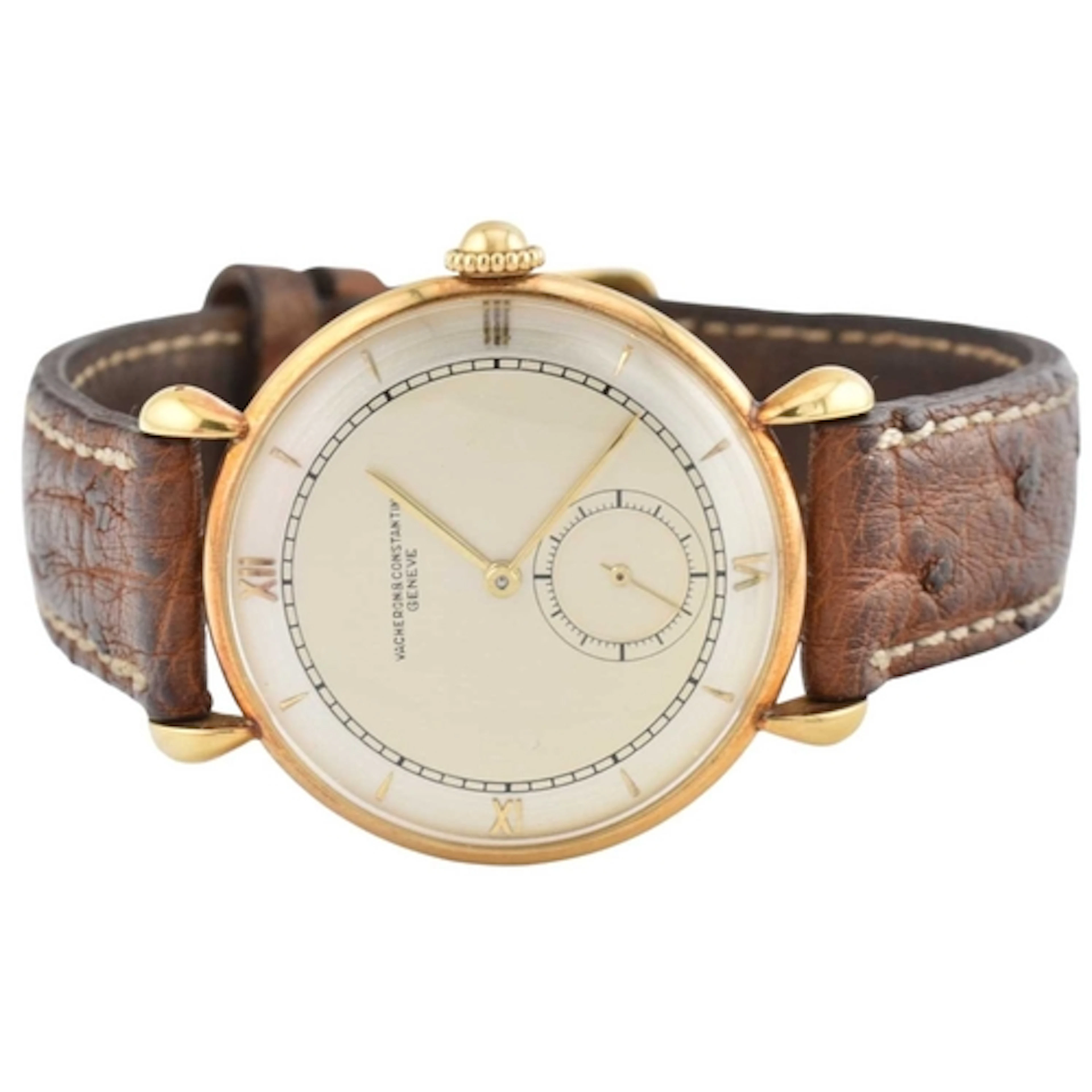 1940s Vacheron Constantin 18ct Gold wristwatch. The wristwat...