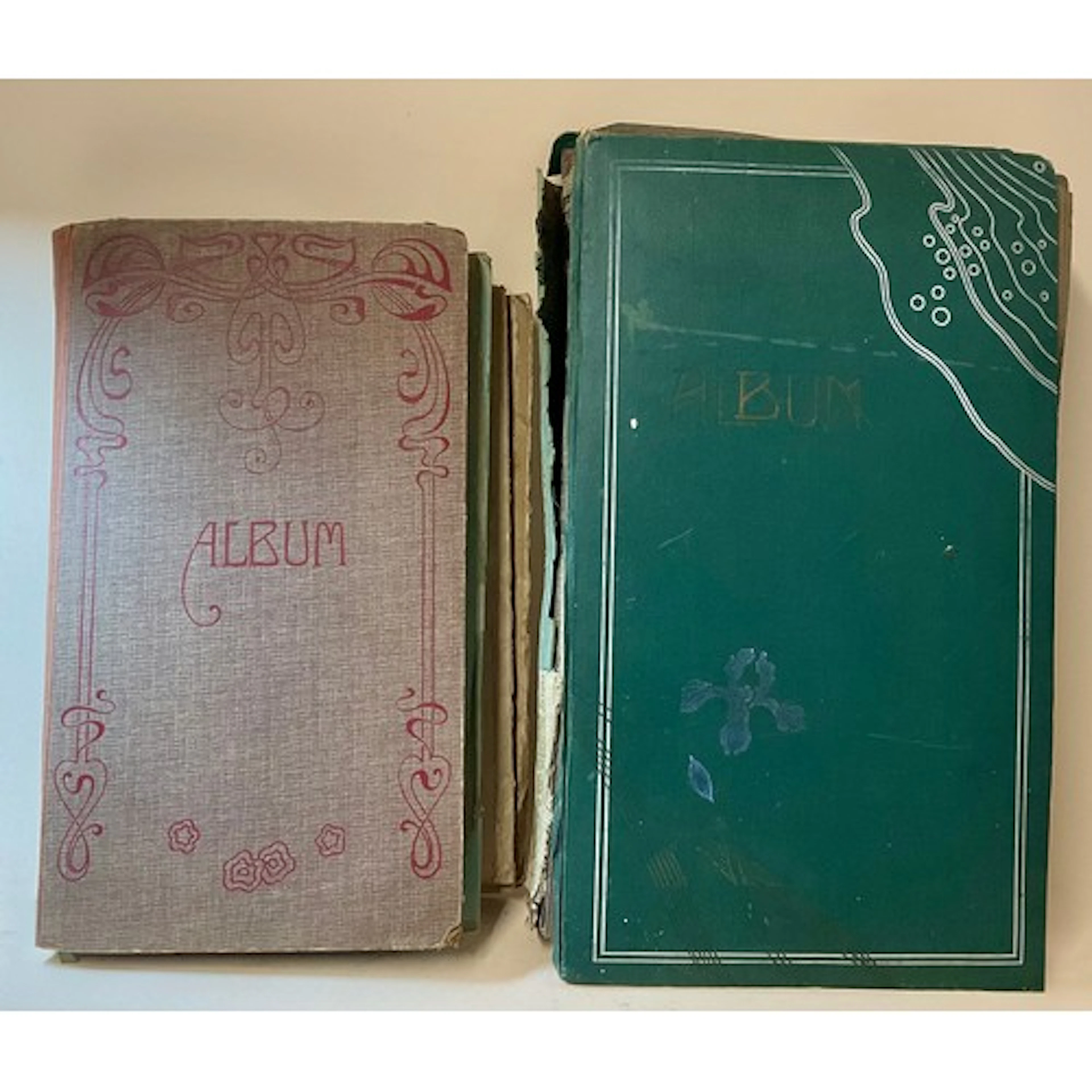 Postcards - Art Nouveau album, various subjects, including c...