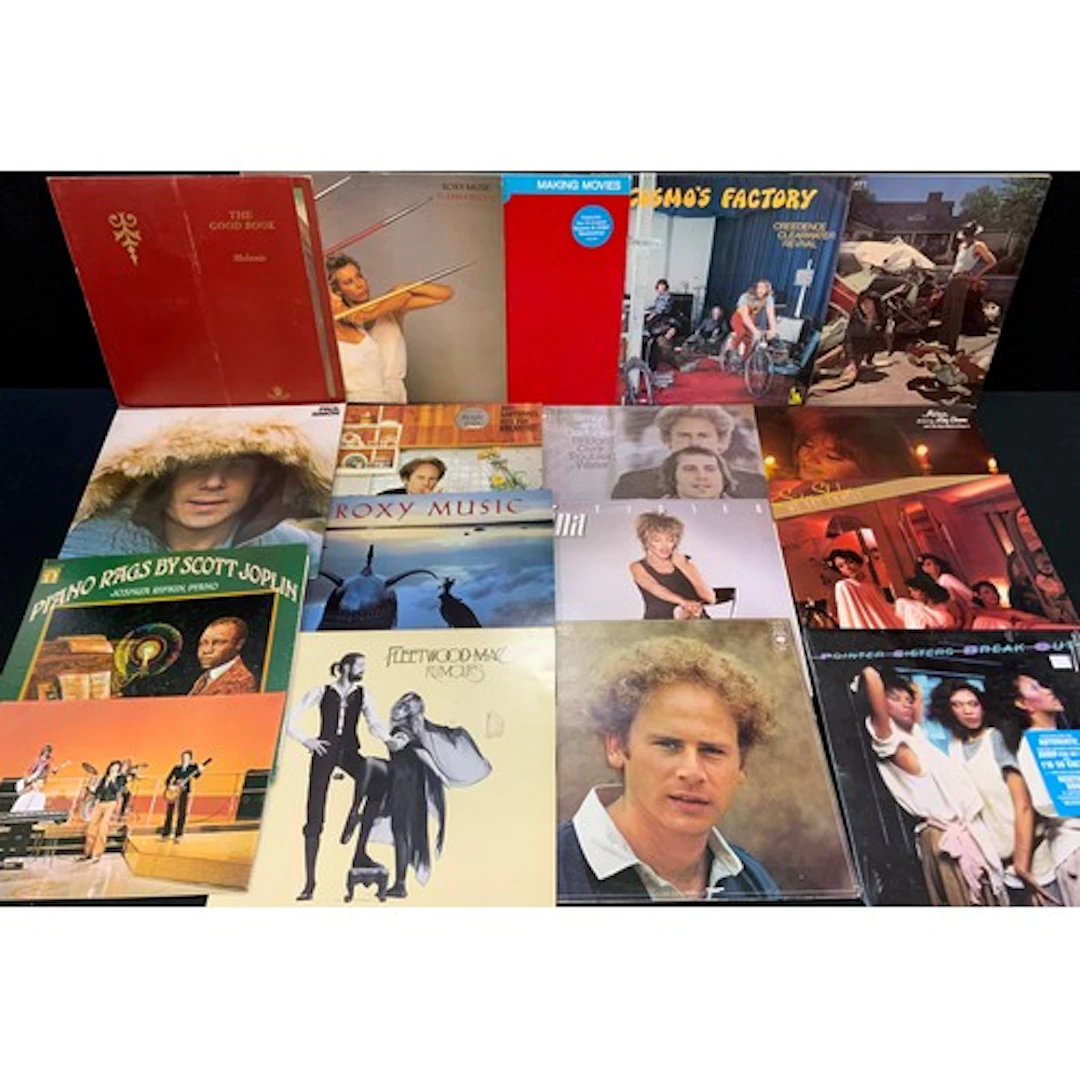 Vinyl Records - Sparks/Indiscreet, with booklet, Credence Cl...