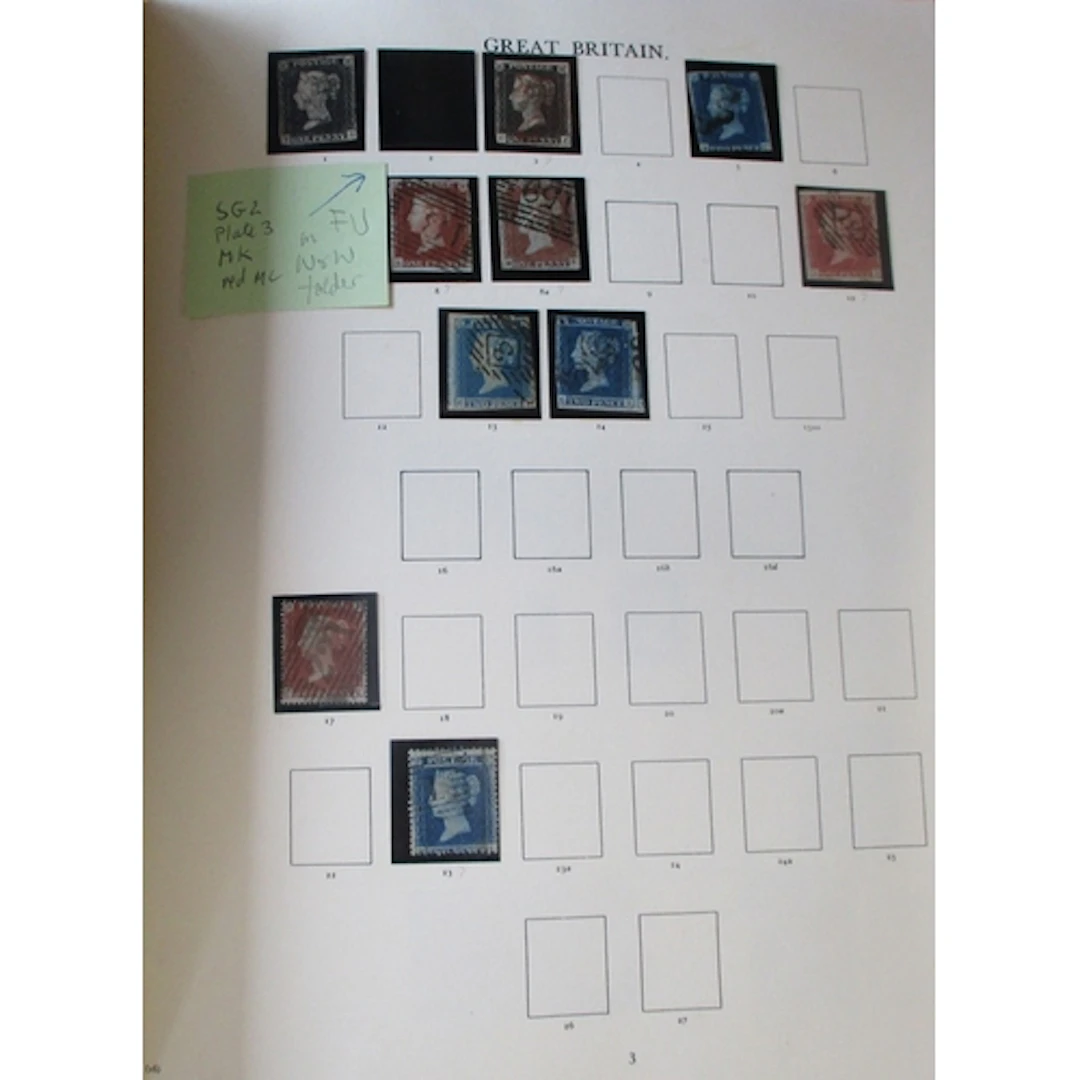 QV-QEII M/U collection in 1 SG Windsor album plus 2 stockboo...