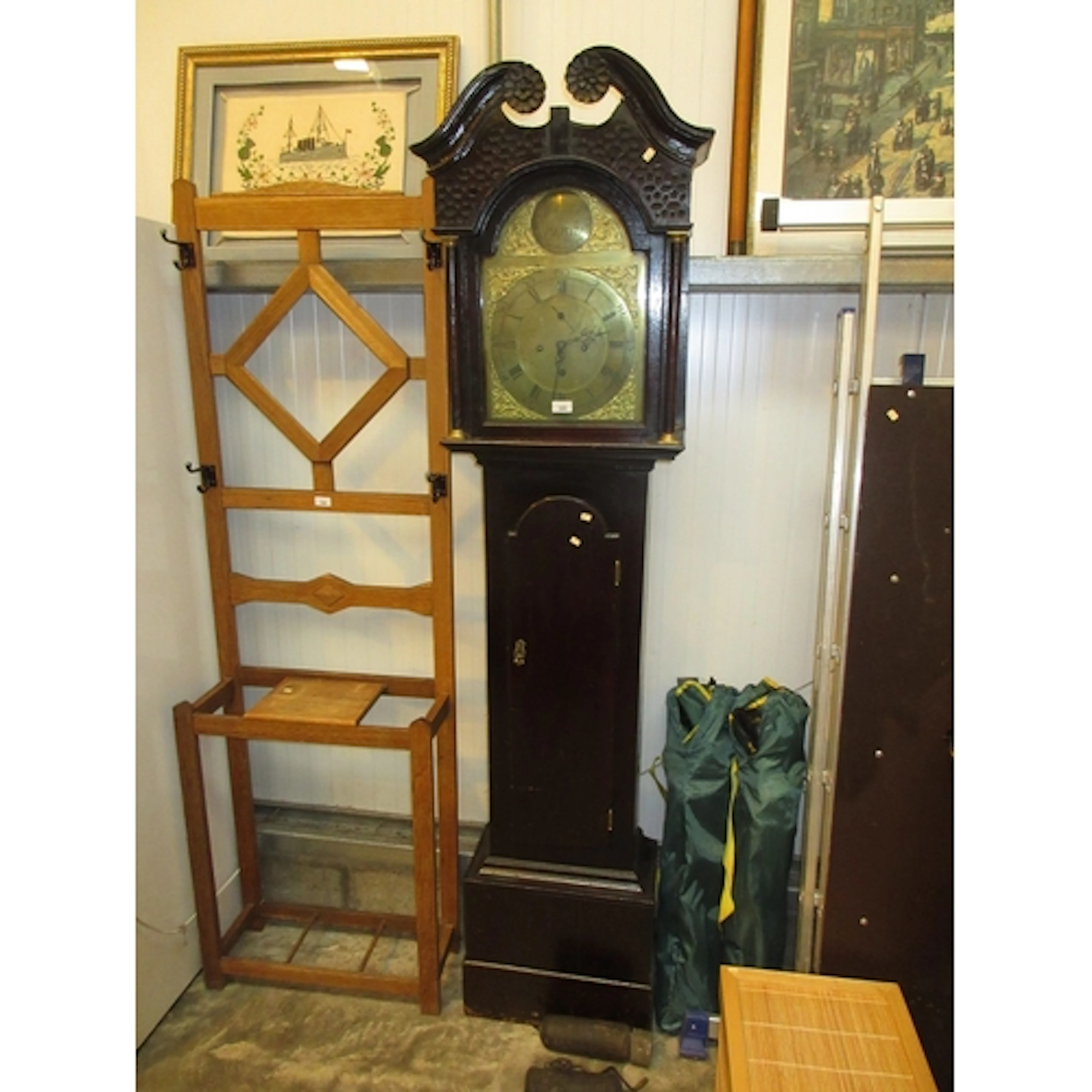 Jas Gordon Perth Brass Dial 8 Day Longcase Clock, for restor...