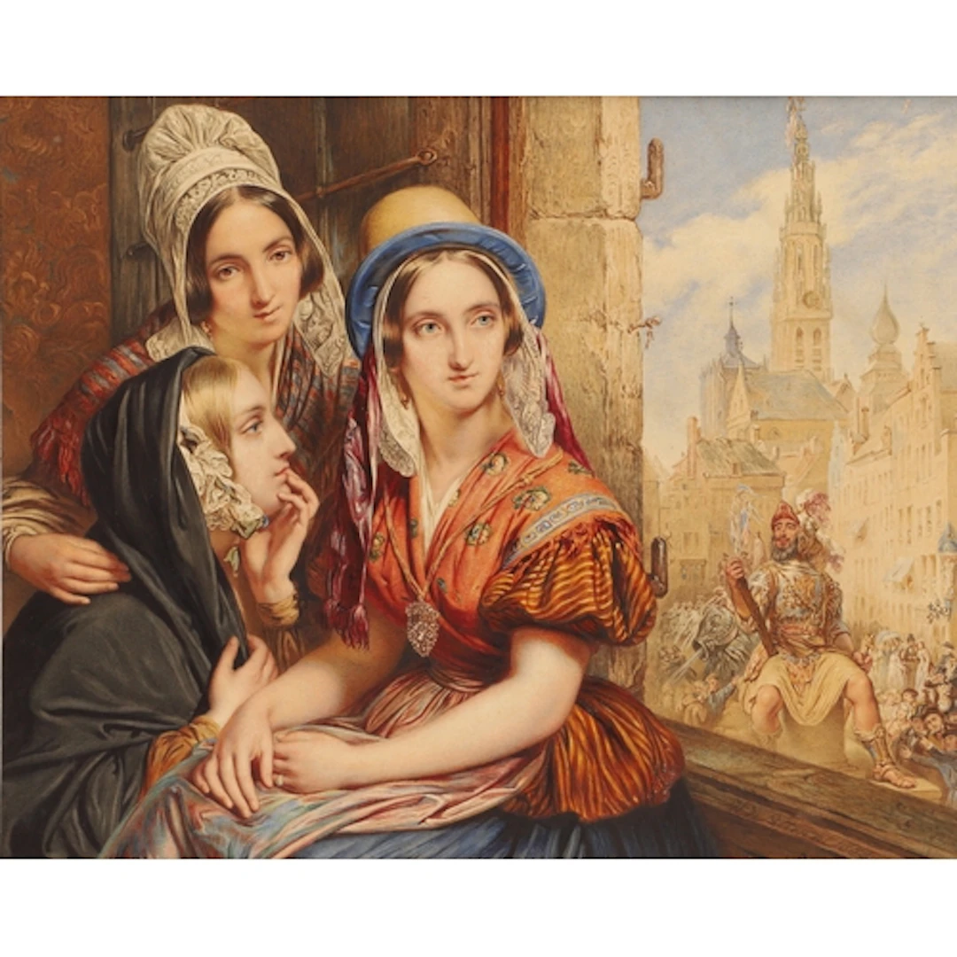 WILLIAM VANDYKE PATTEN (ACT.1844-1871). THE CARNIVAL AT ANTW...
