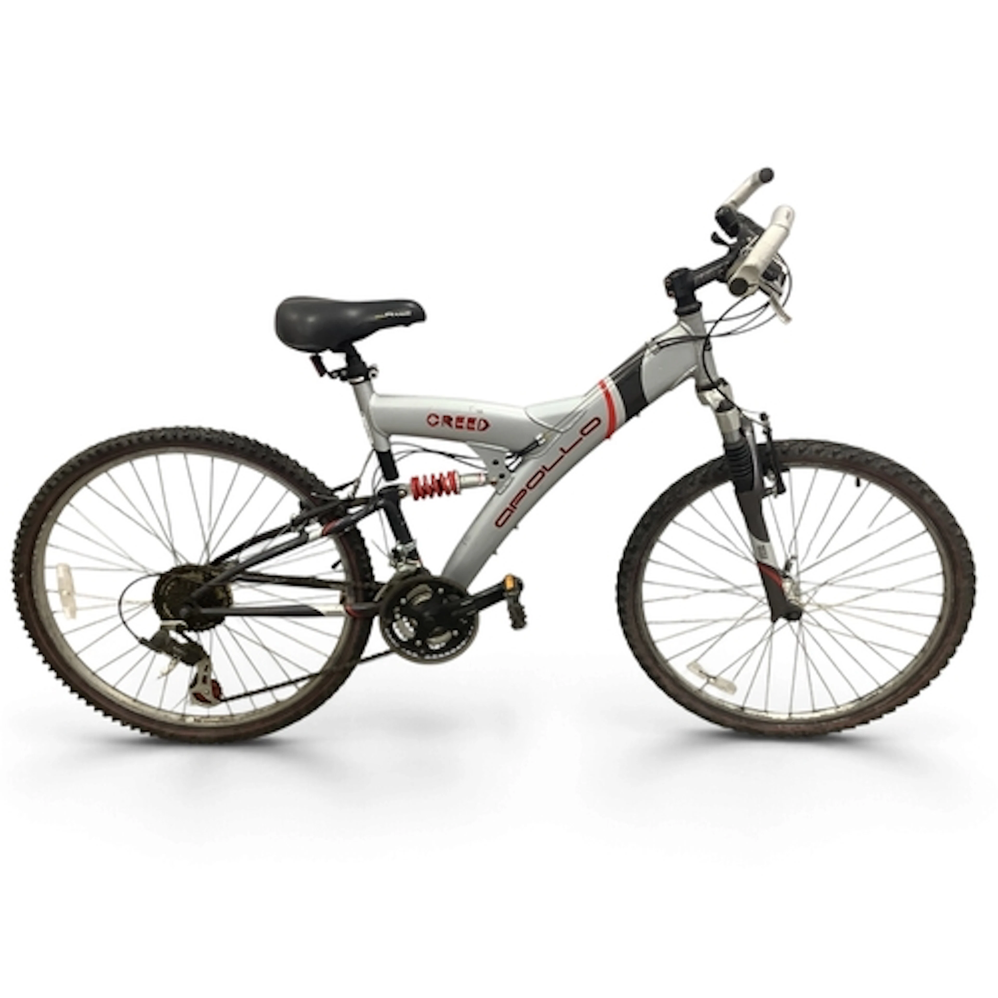 Apollo Creed Mountain Bike with Velo Plush Saddle and Shiman...