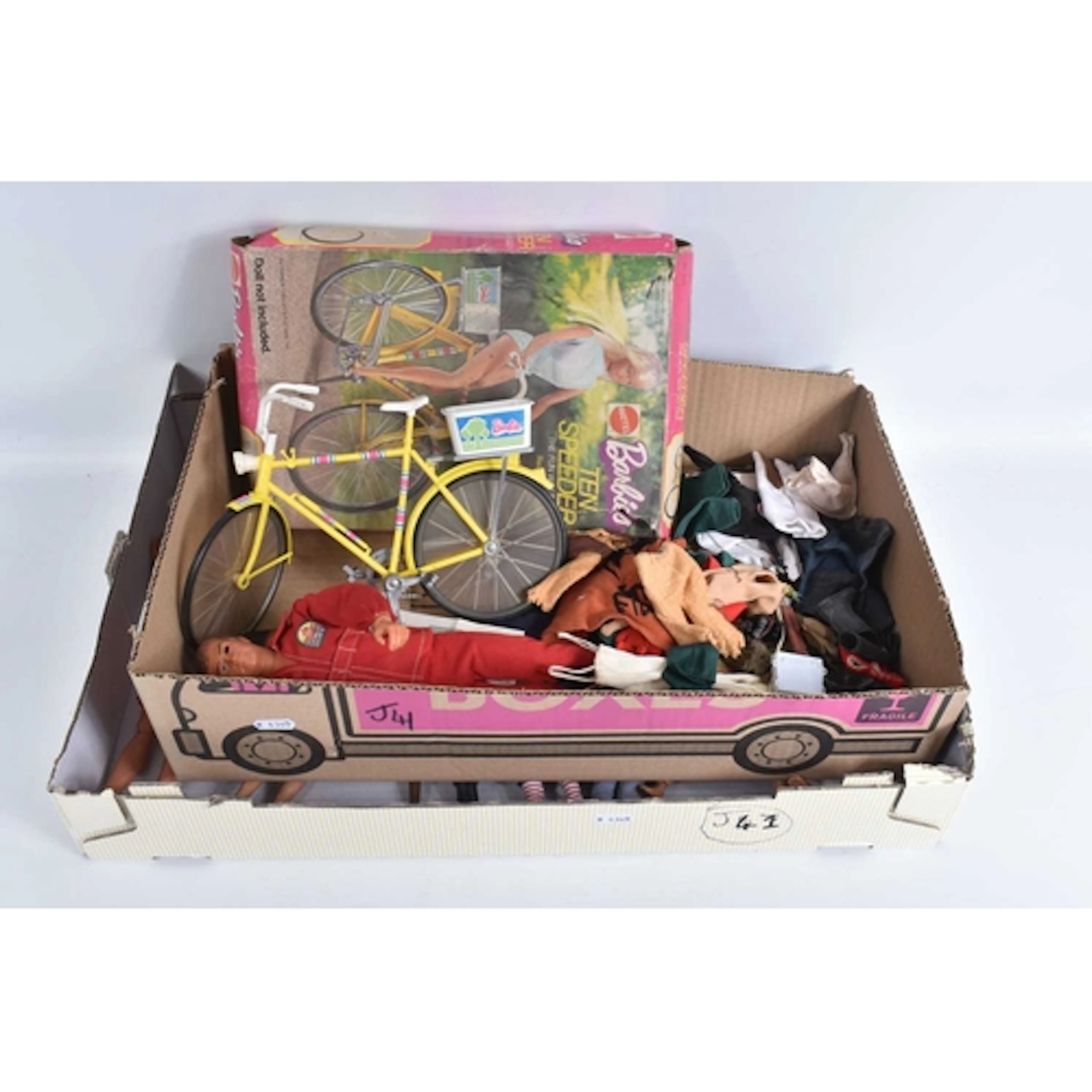 A COLLECTION OF ASSORTED 1970'S ACTION FIGURES, to include D...