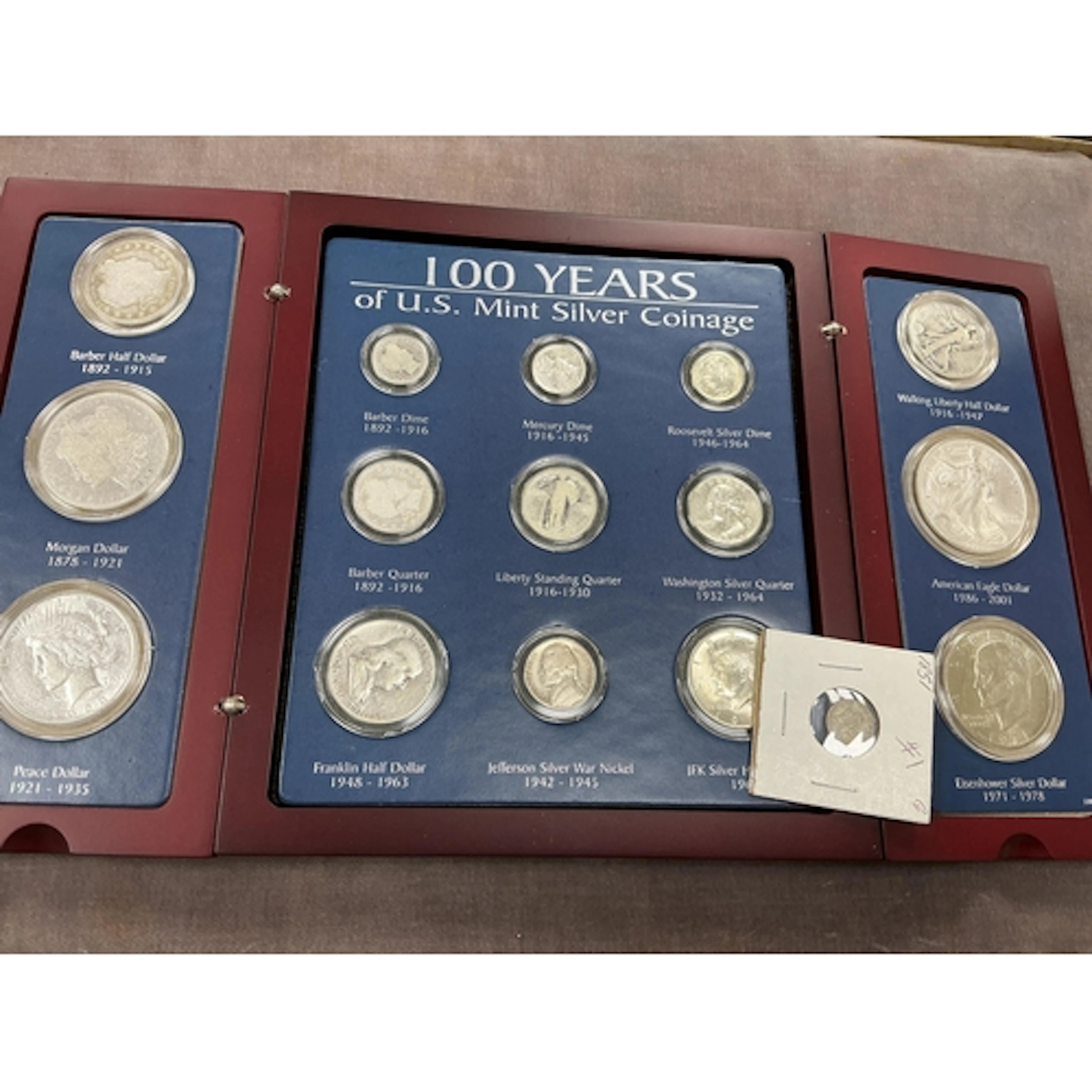 United States, silver coins, including a presentation set '1...