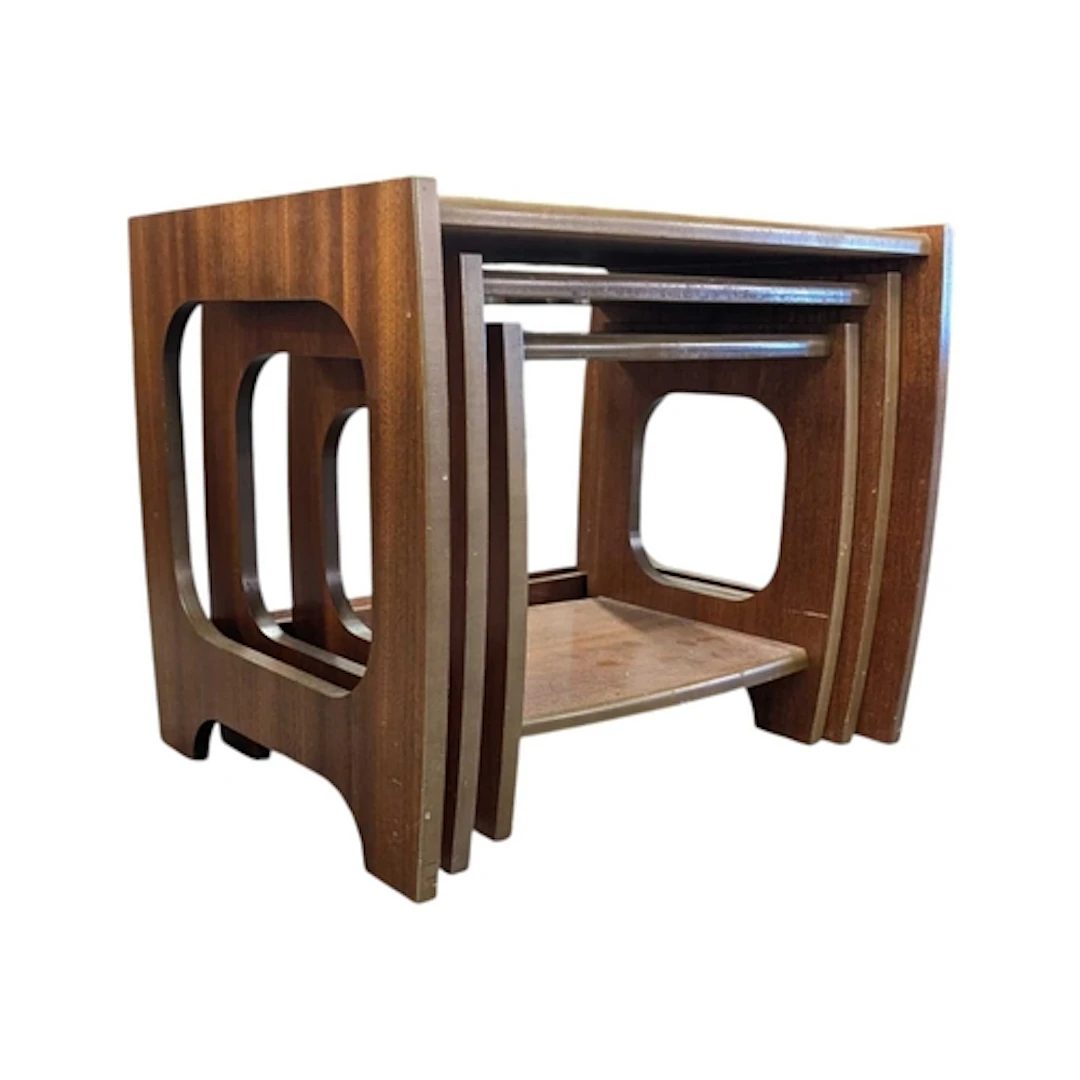 Danish Modern Design - A vintage 20th century nest of tables...