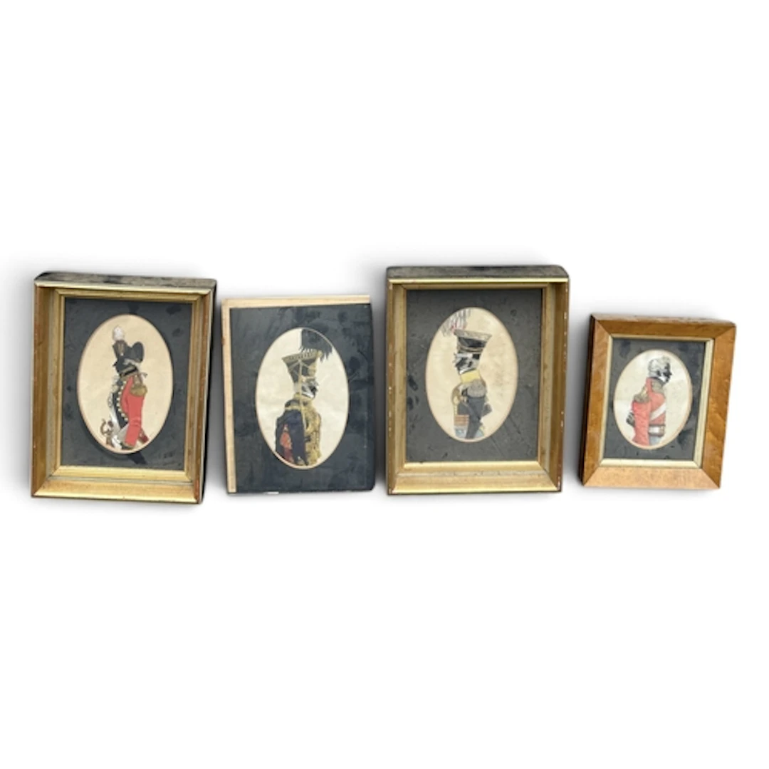 JOHN MOLLO (BRITISH 1931-2017): FOUR PORTRAIT MINIATURES OF ...