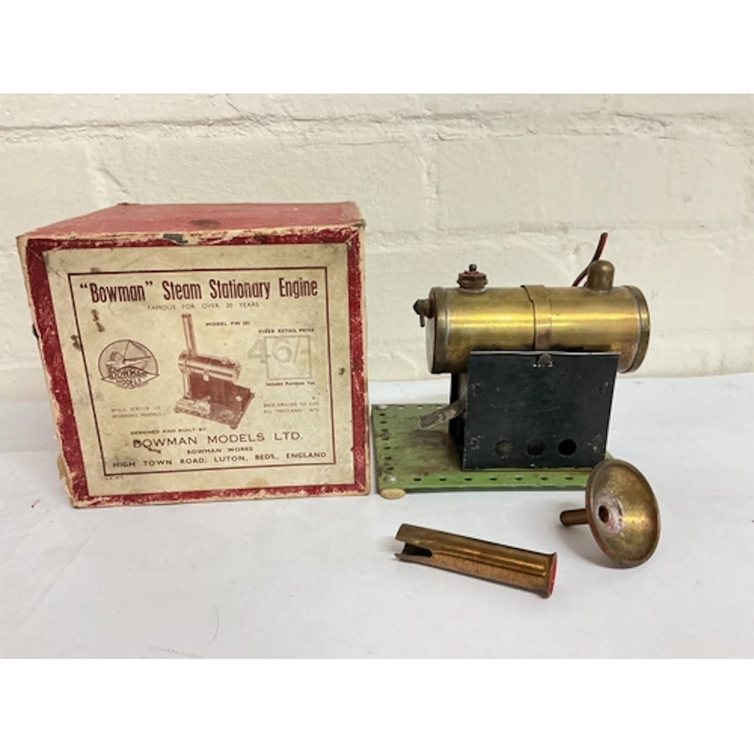 A Boxed Bowman Steam Stationary Engine. No Reserve.