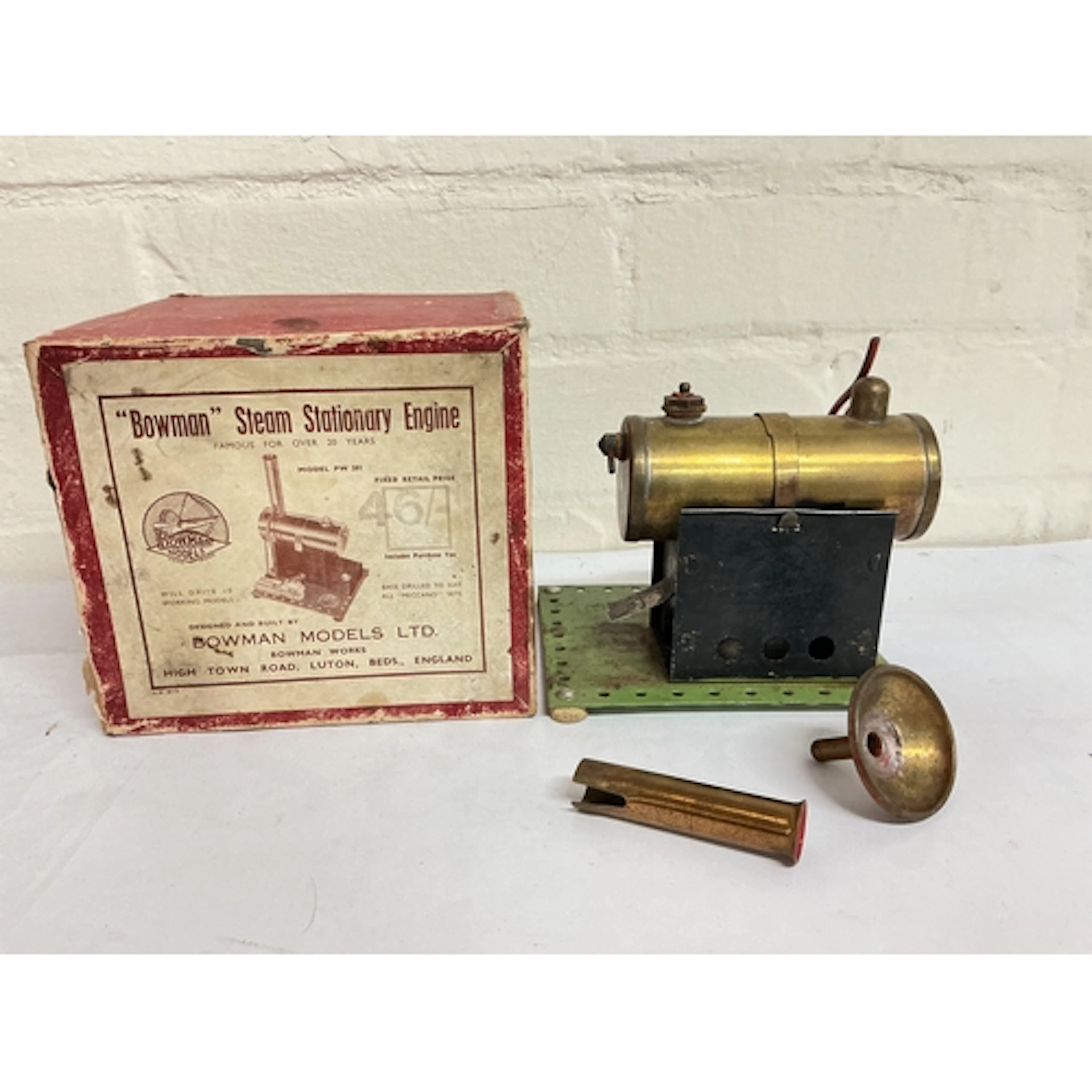A Boxed Bowman Steam Stationary Engine. No Reserve.