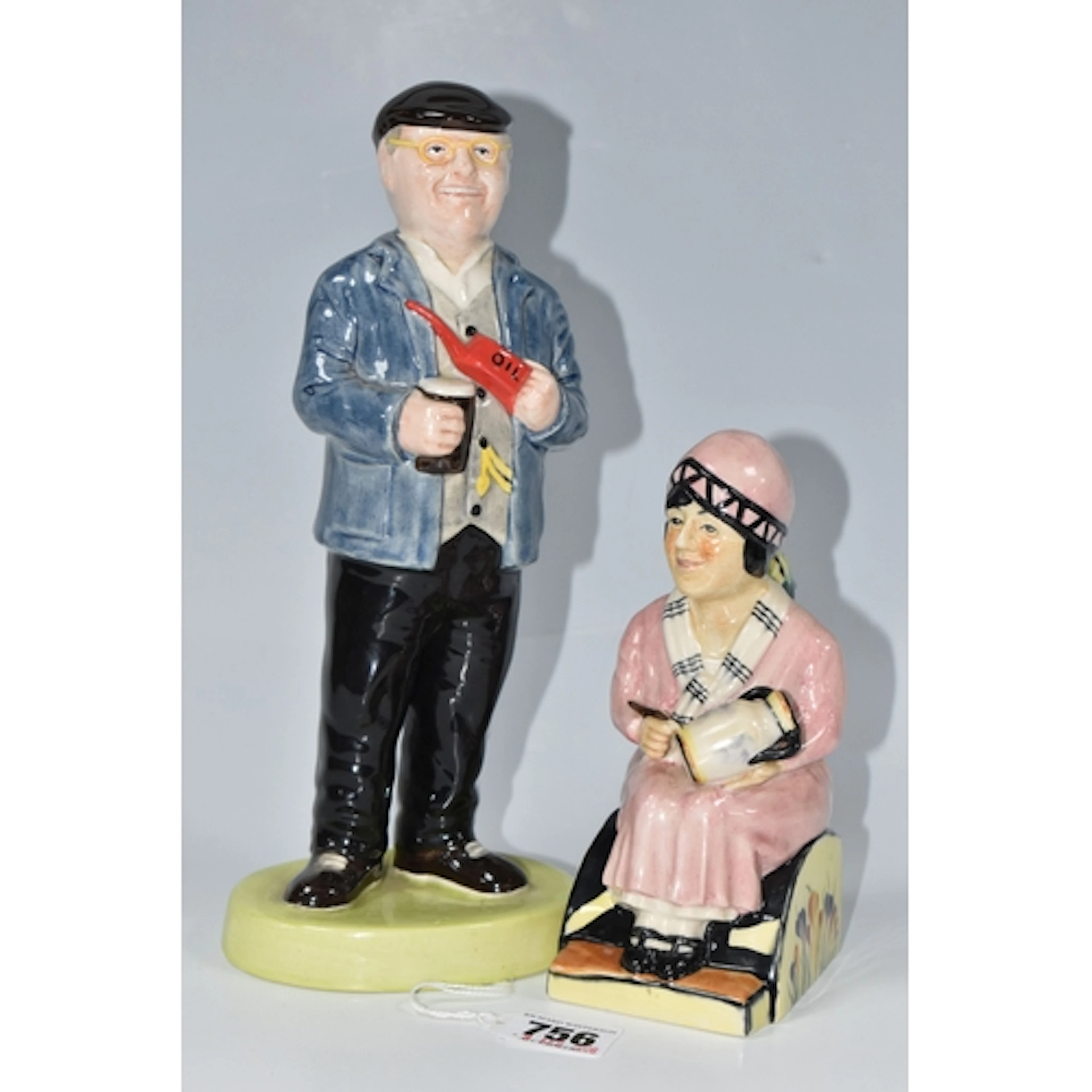 A LORNA BAILEY FRED DIBNAH FIGURE, limited edition no. 100/1...
