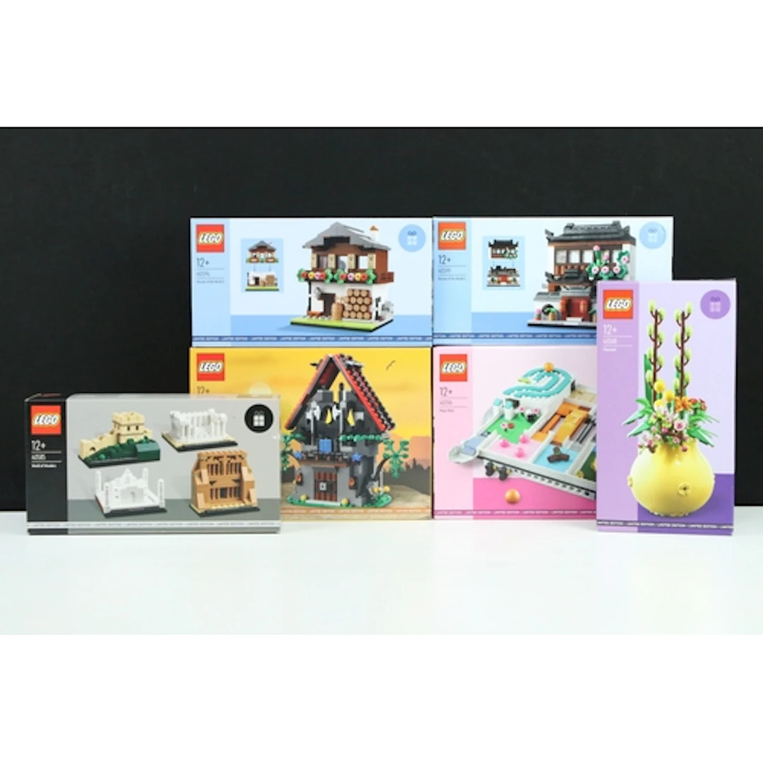 Lego - Six boxed ltd edn Lego Sets to include 40601 Majistos...