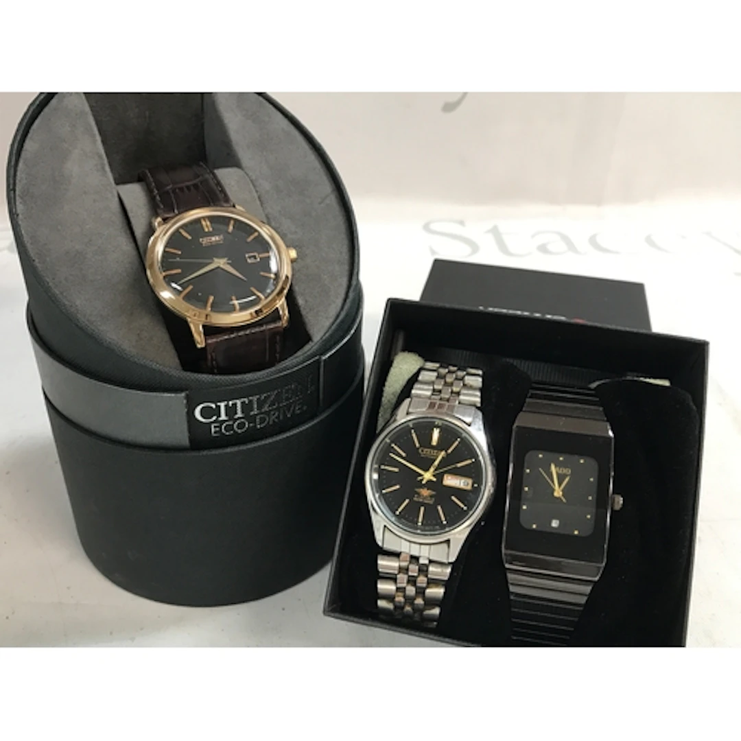 Gents watches Citizen eco-drive , automatic Citizen and a Ra...