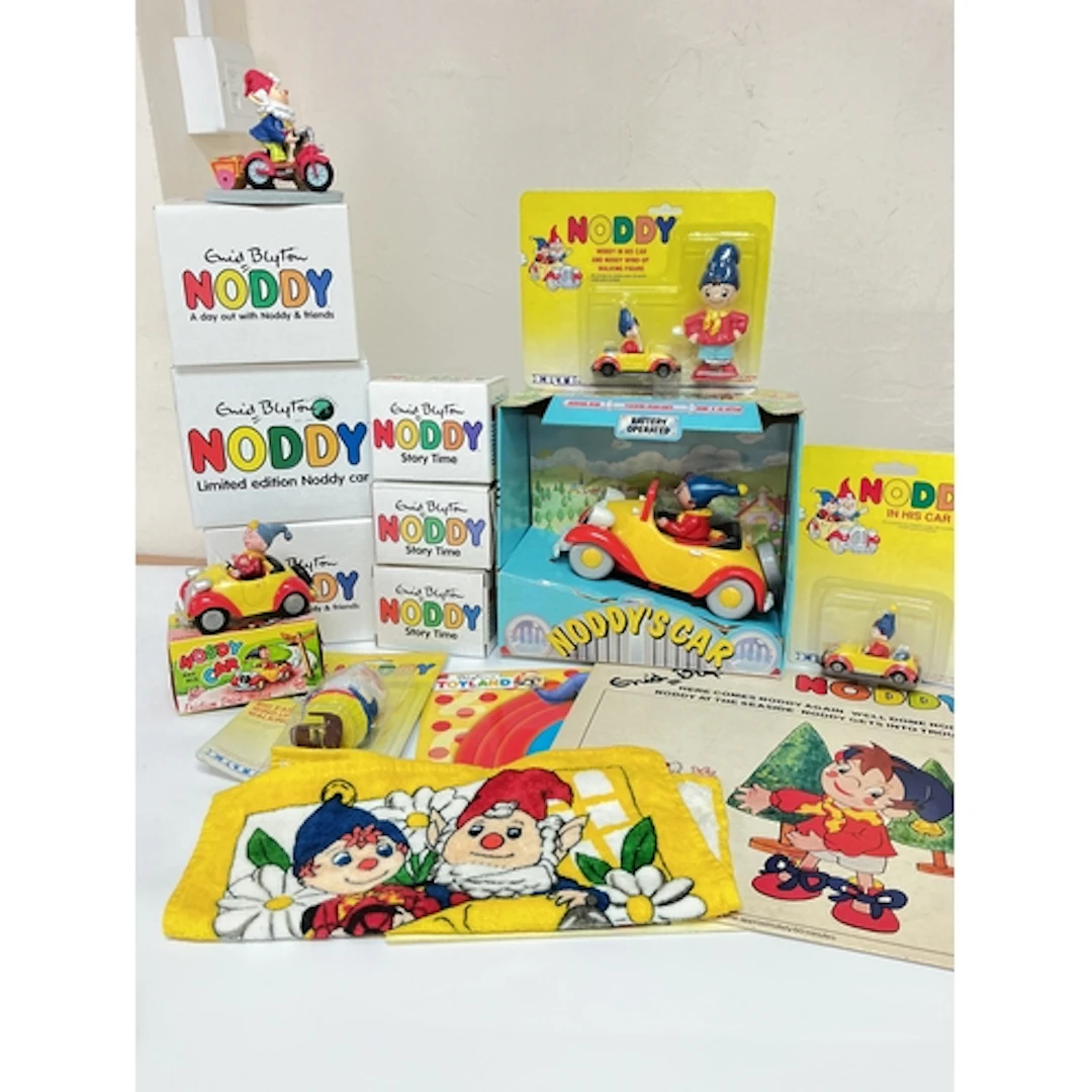 A Collection Of Noddy Ephemera Including Toys, And Figurines...