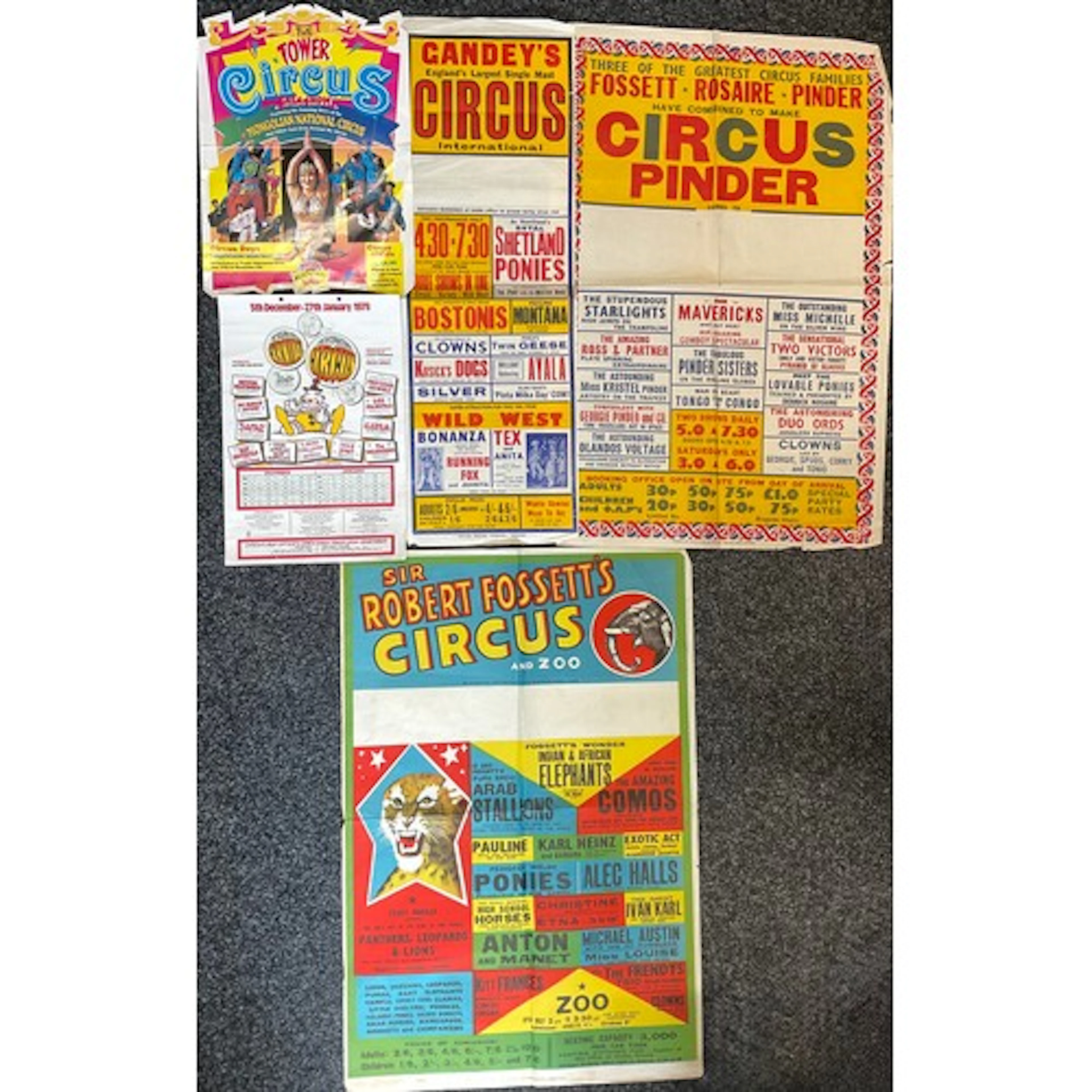 Circus & Fairground - a mid 20th century poster, Sir Robert ...
