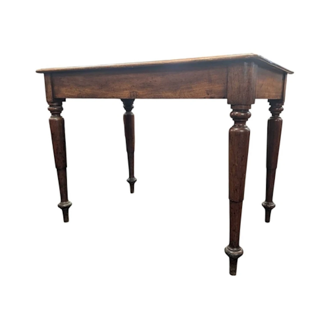 A Victorian 19th century mahogany and leather writing table ...