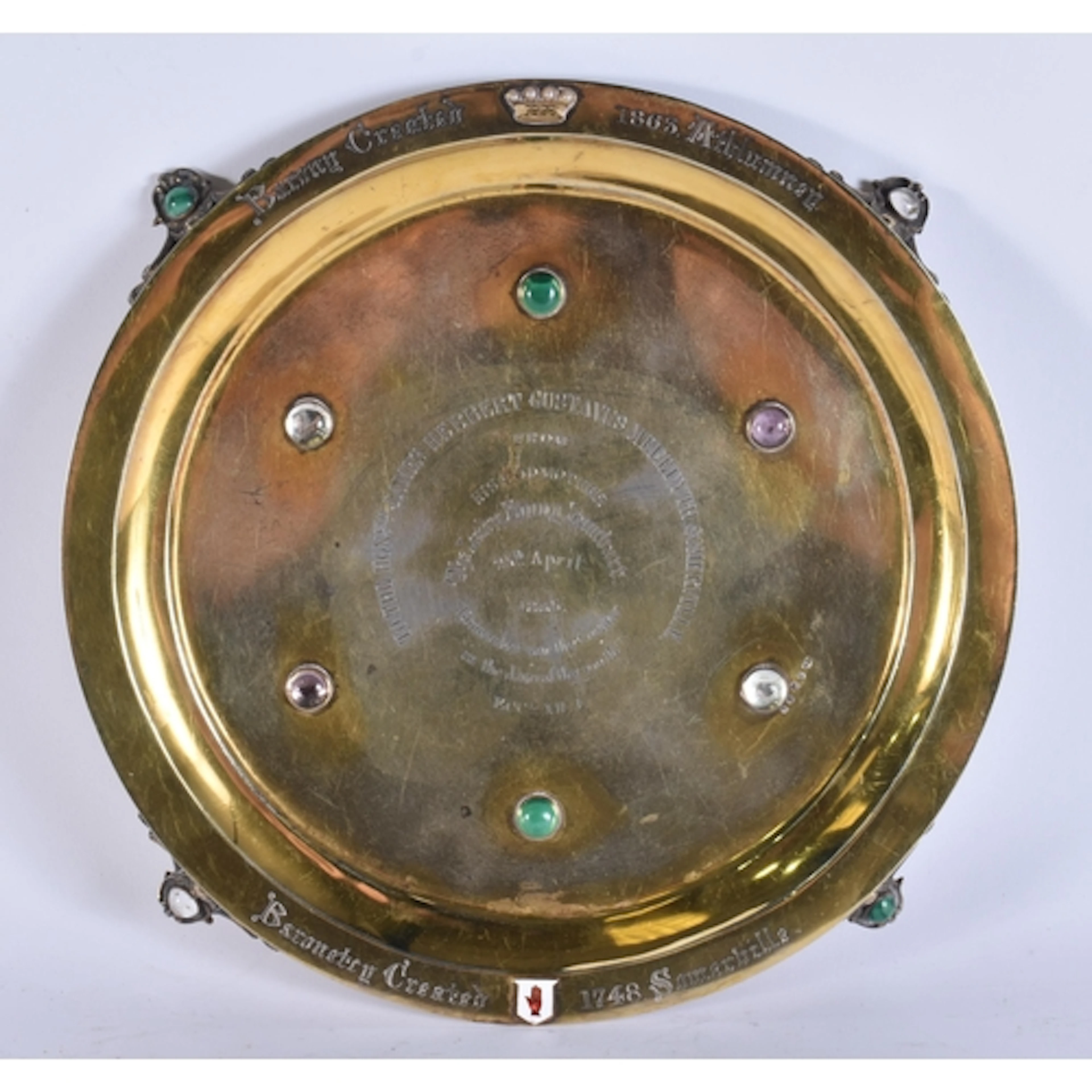 A HISTORICALLY IMPORTANT EARLY VICTORIAN IRISH SILVER GILT '...