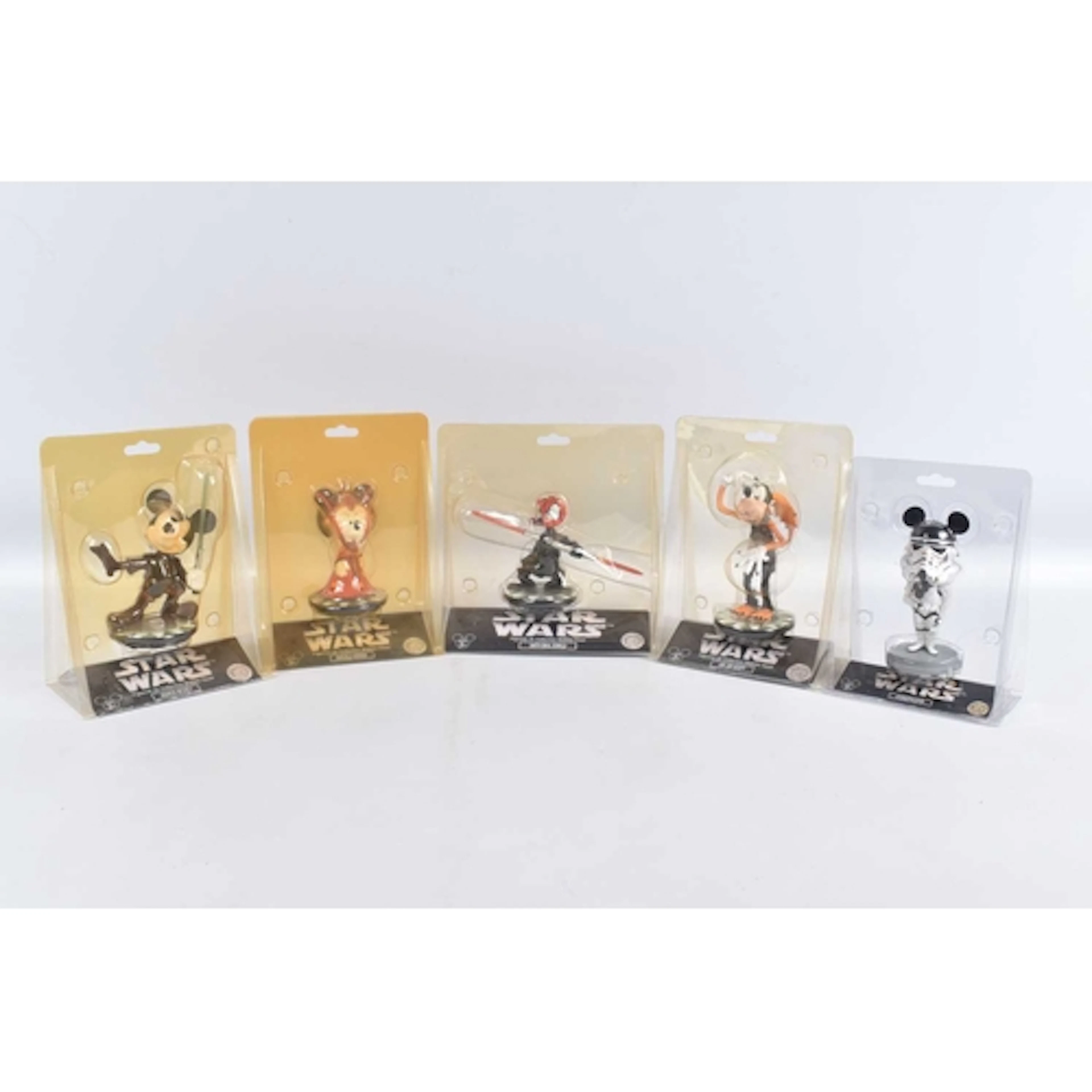 FIVE BOXED DISNEY PARKS EXCLUSIVE STAR WARS BOBBLEHEADS, to ...