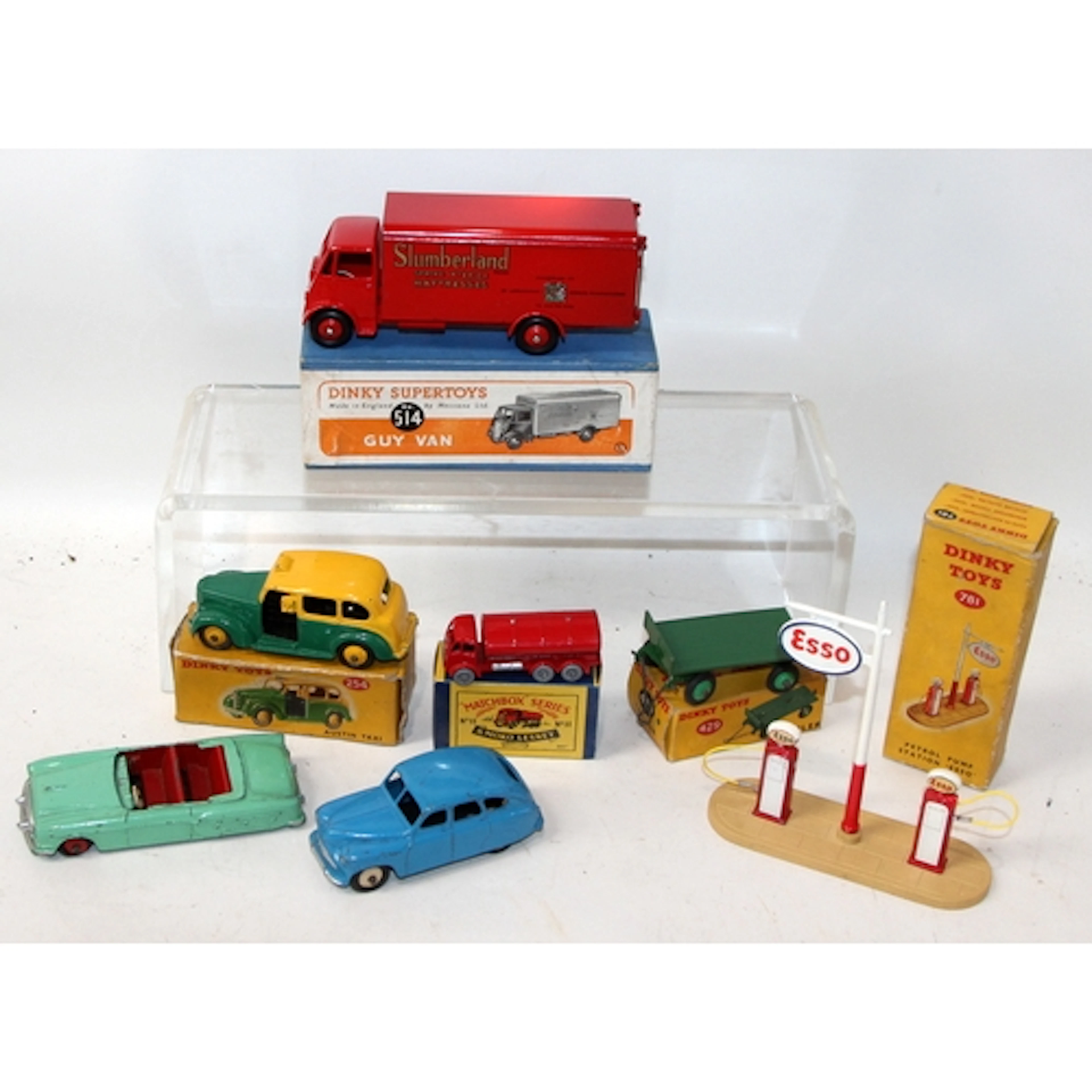 A collection of vintage Dinky toys to include Guy Van ref:51...