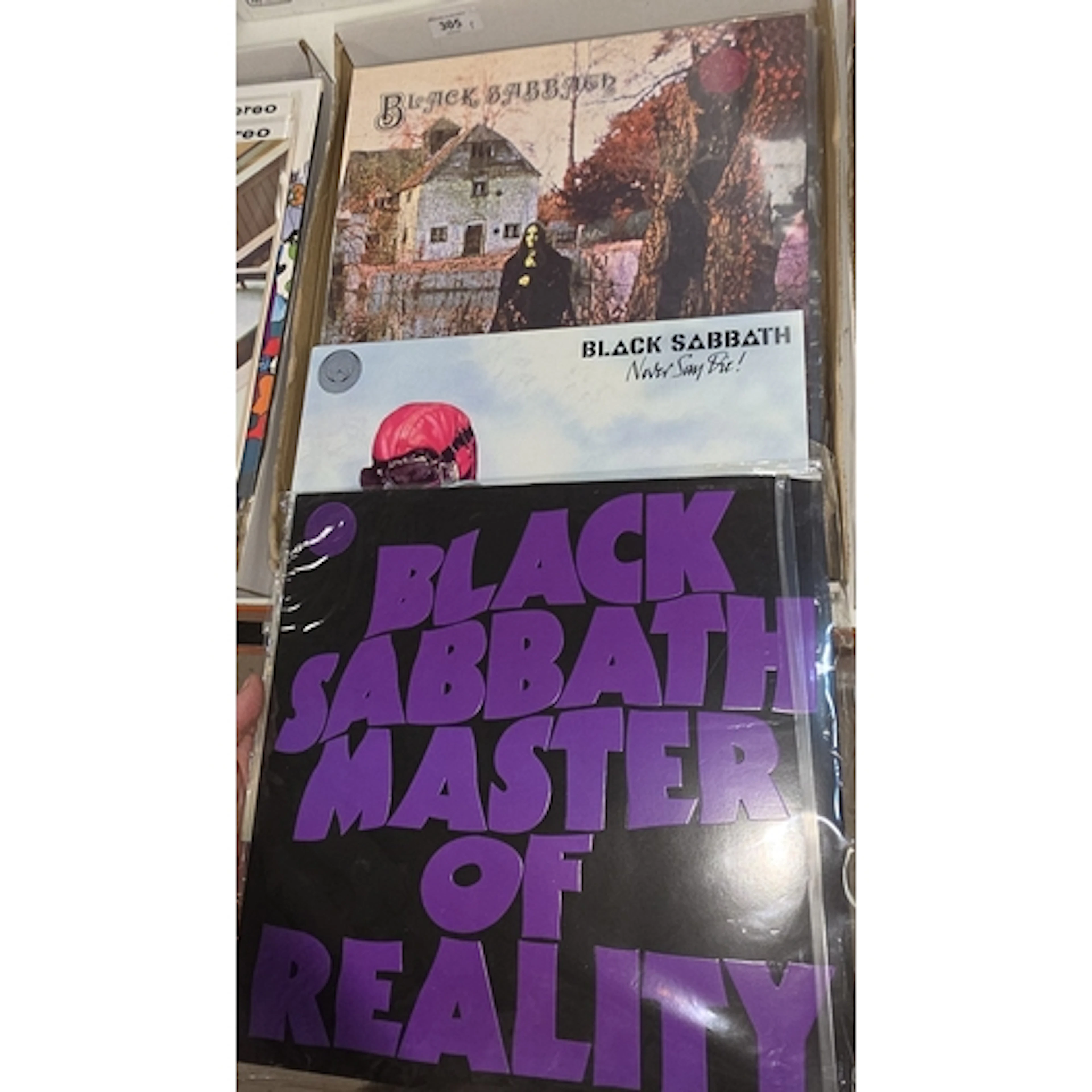 Eight Black Sabbath LPs, remastered 2015, Paranoid Sanctuary...