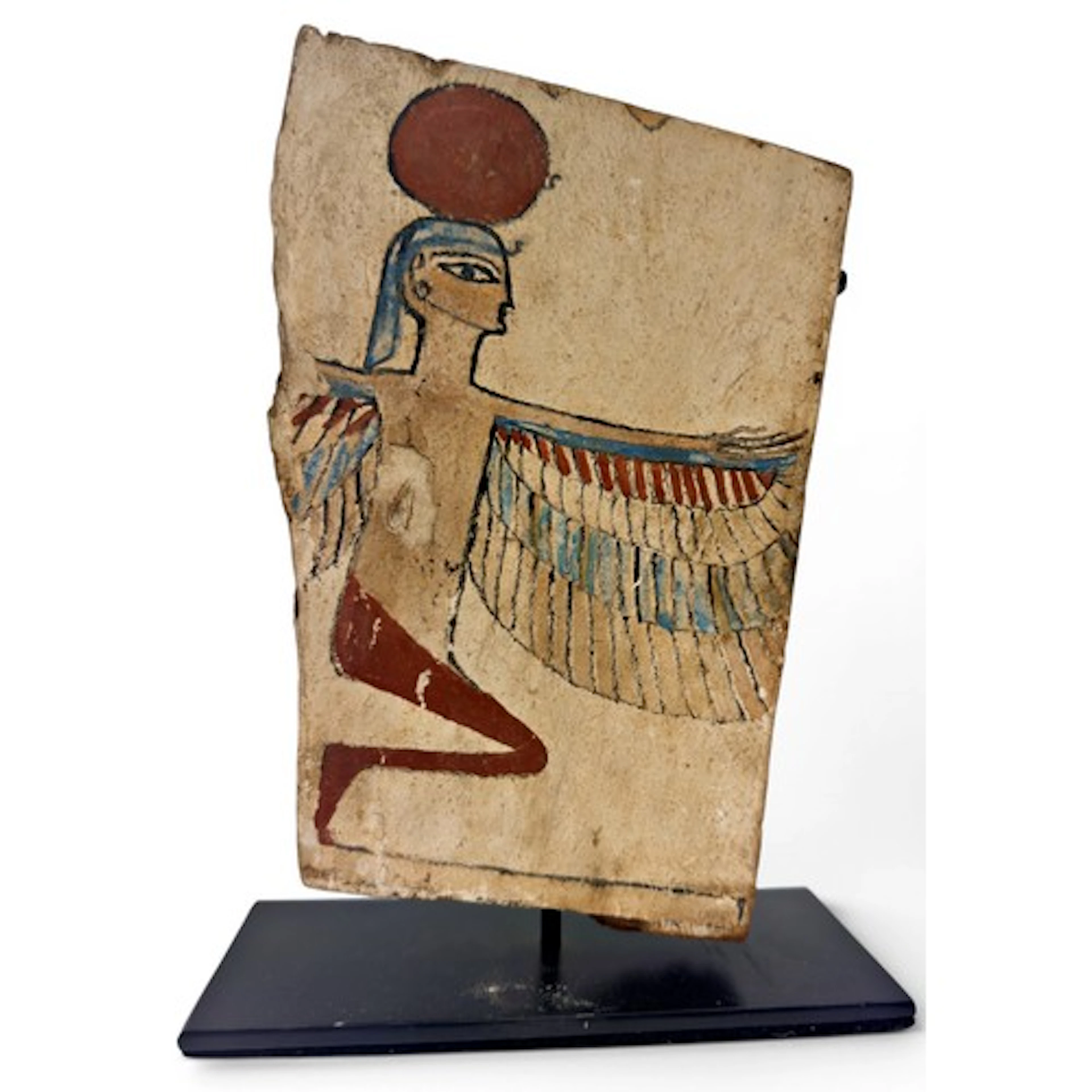 An ancient Egyptian Mummy burial sarcophagus fragment, Late ...