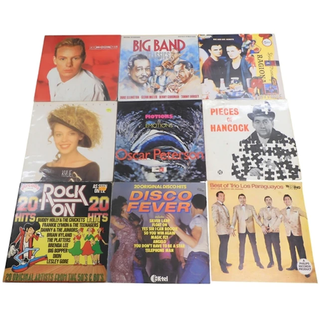 POP/ROCK/ALT/HIP-HOP/EASY - A Mixed genre box of 12" Vinyl L...
