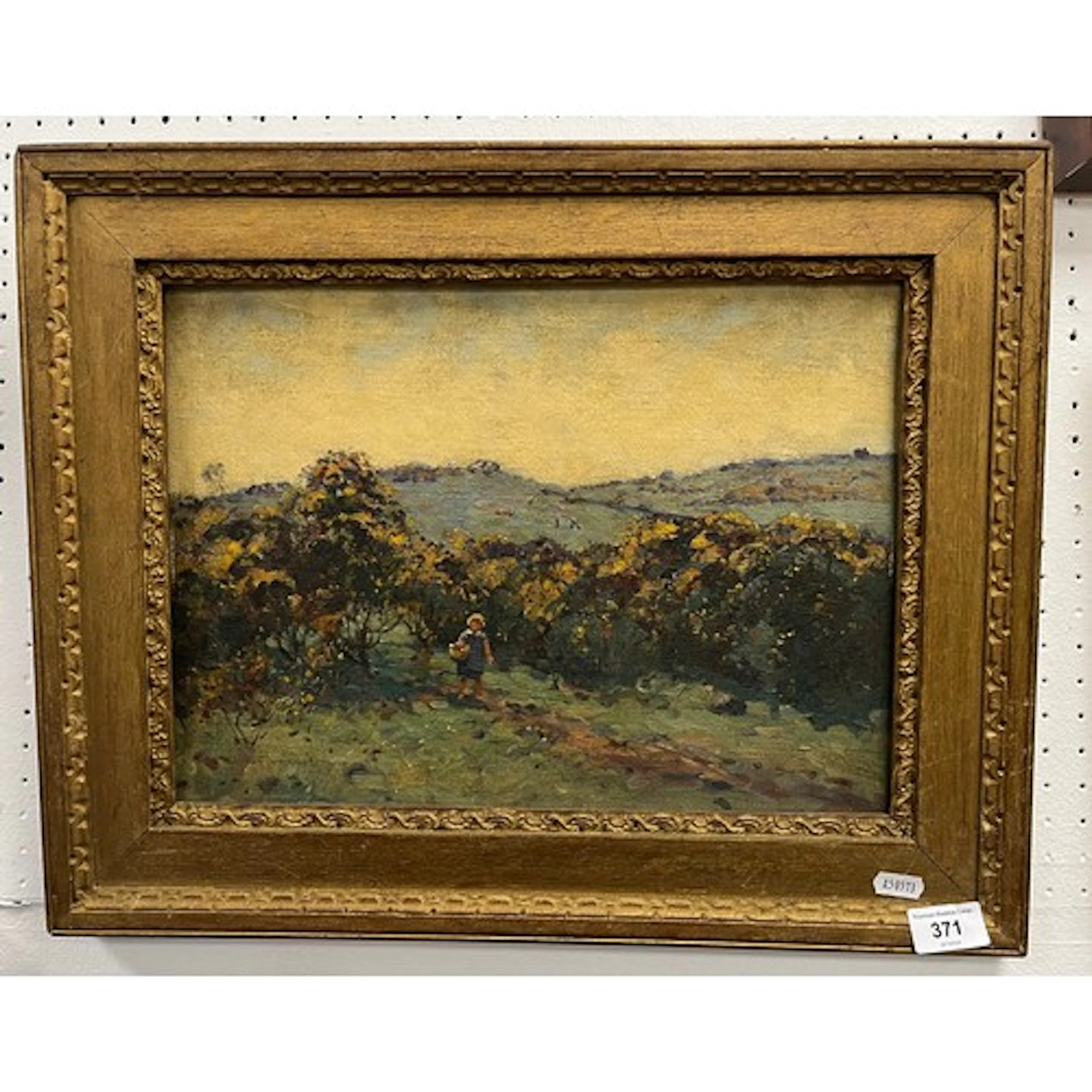 Wat Miller, "Broom on Gleniffer Braes", Oil on Board, 28cm ...