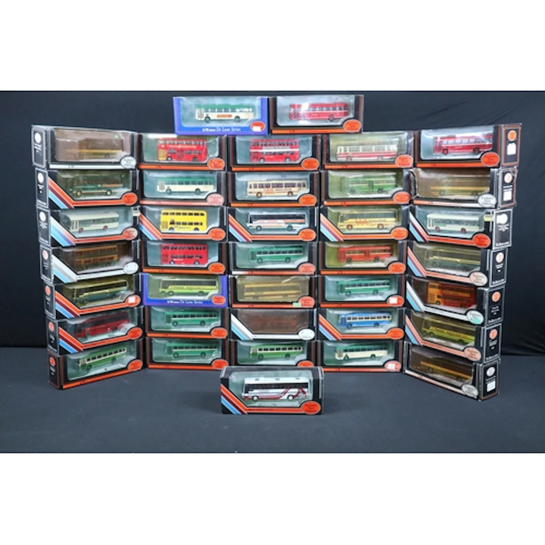 38 Boxed EFE Exclusive First Editions diecast model buses to...