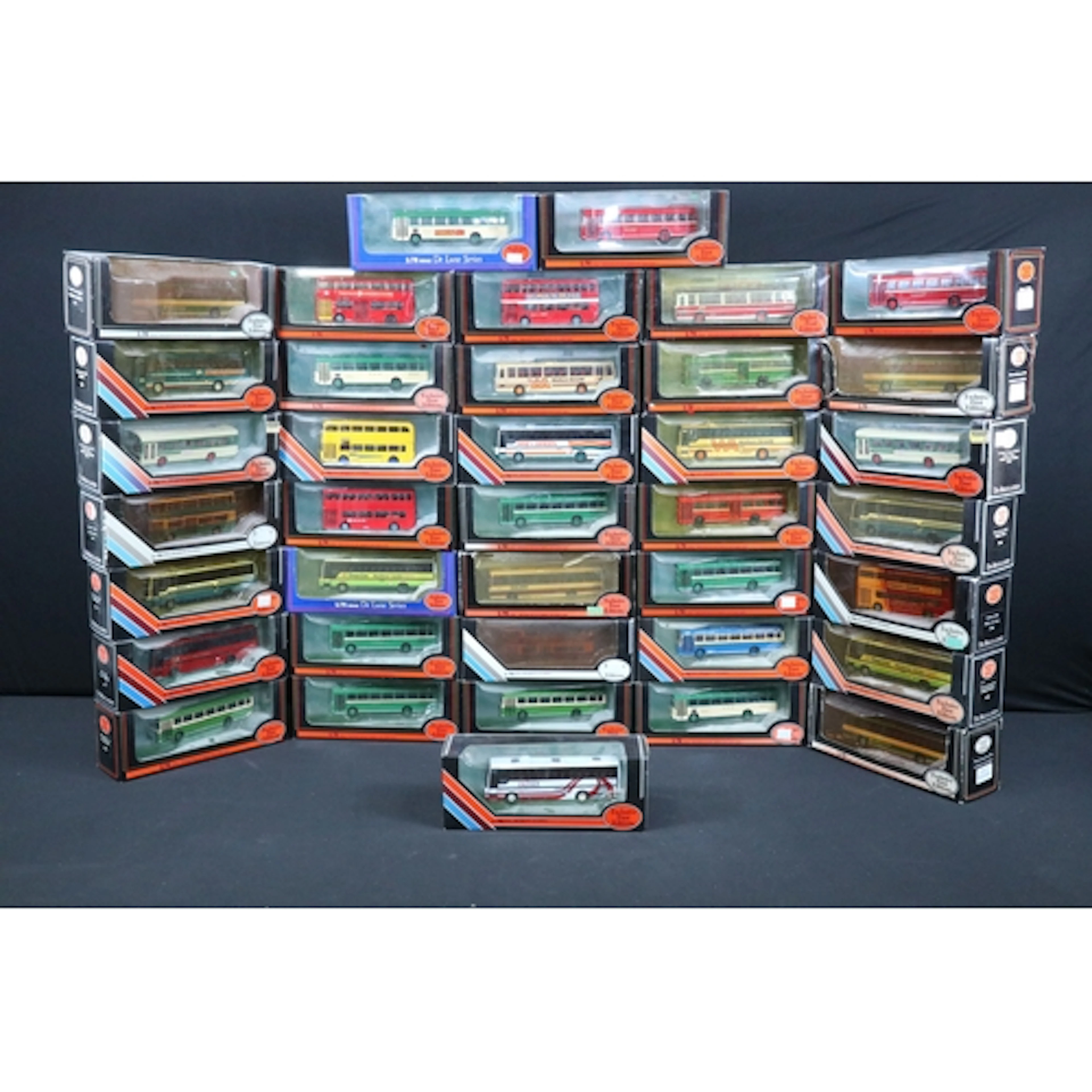 38 Boxed EFE Exclusive First Editions diecast model buses to...