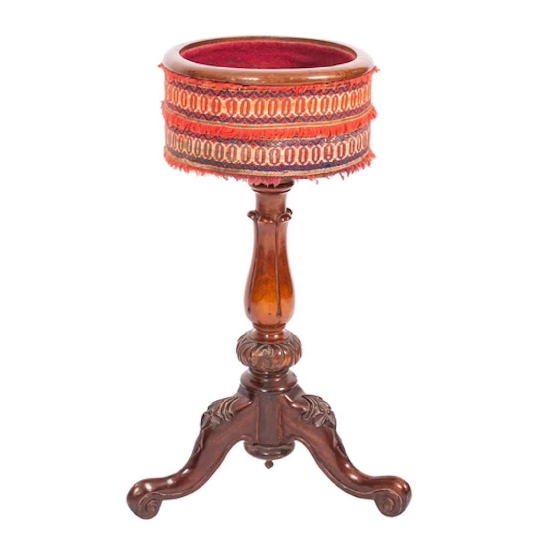 A William IV mahogany jardiniere stand, circa 1835 and later...