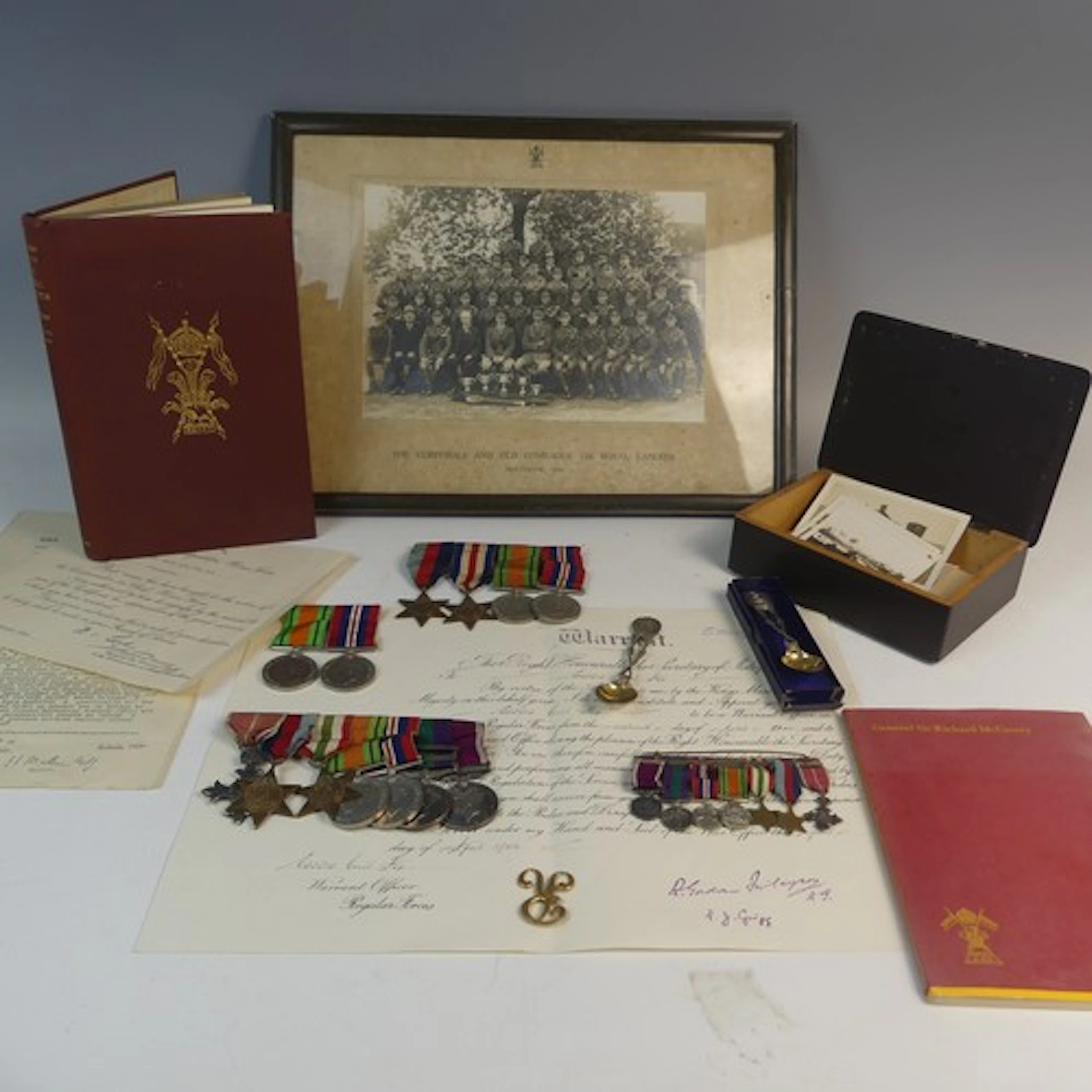 Edward Cecil Fox MBE., Royal Lancers MBE military Medal Grou...