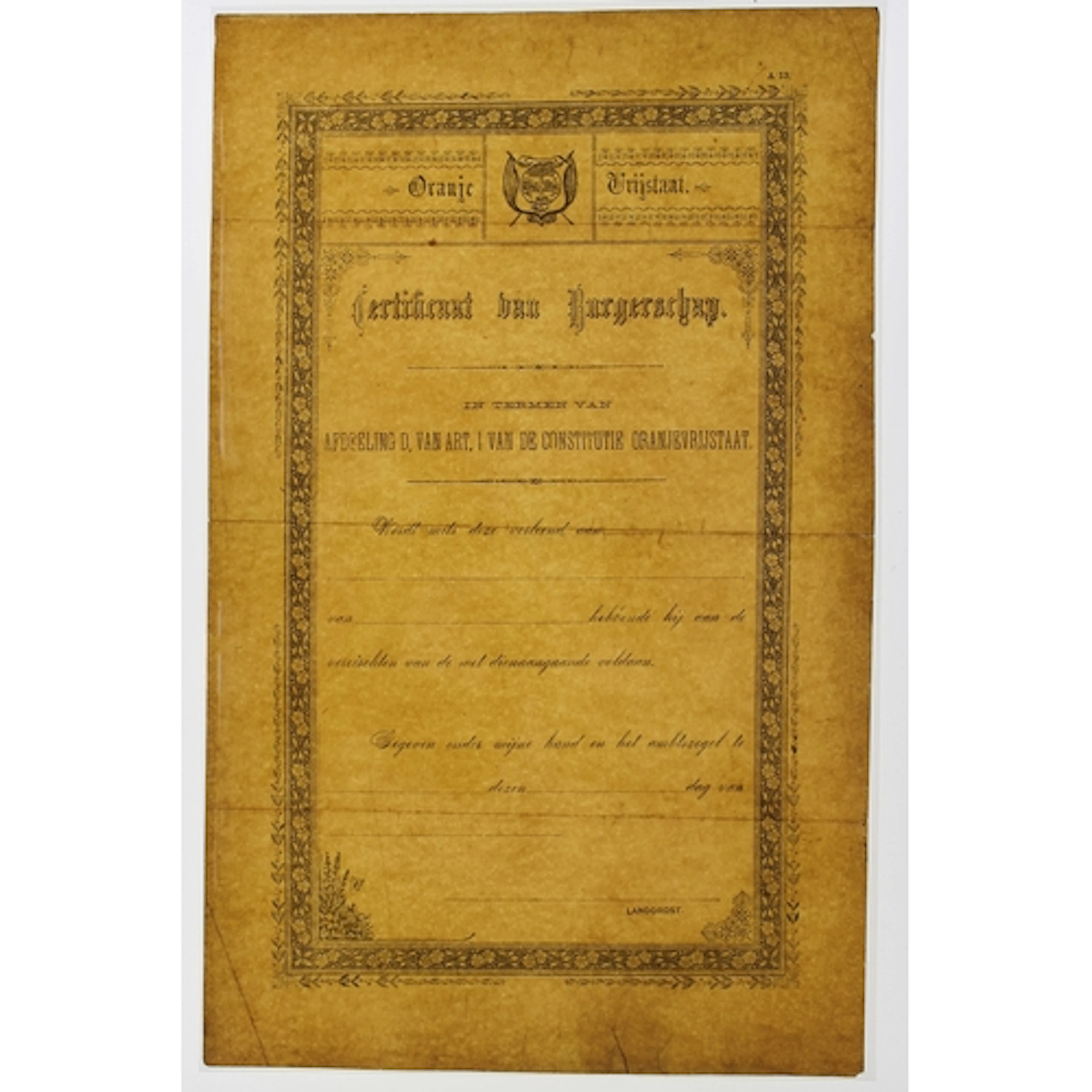 Range of newspaper and documents concerning the Boer War wit...