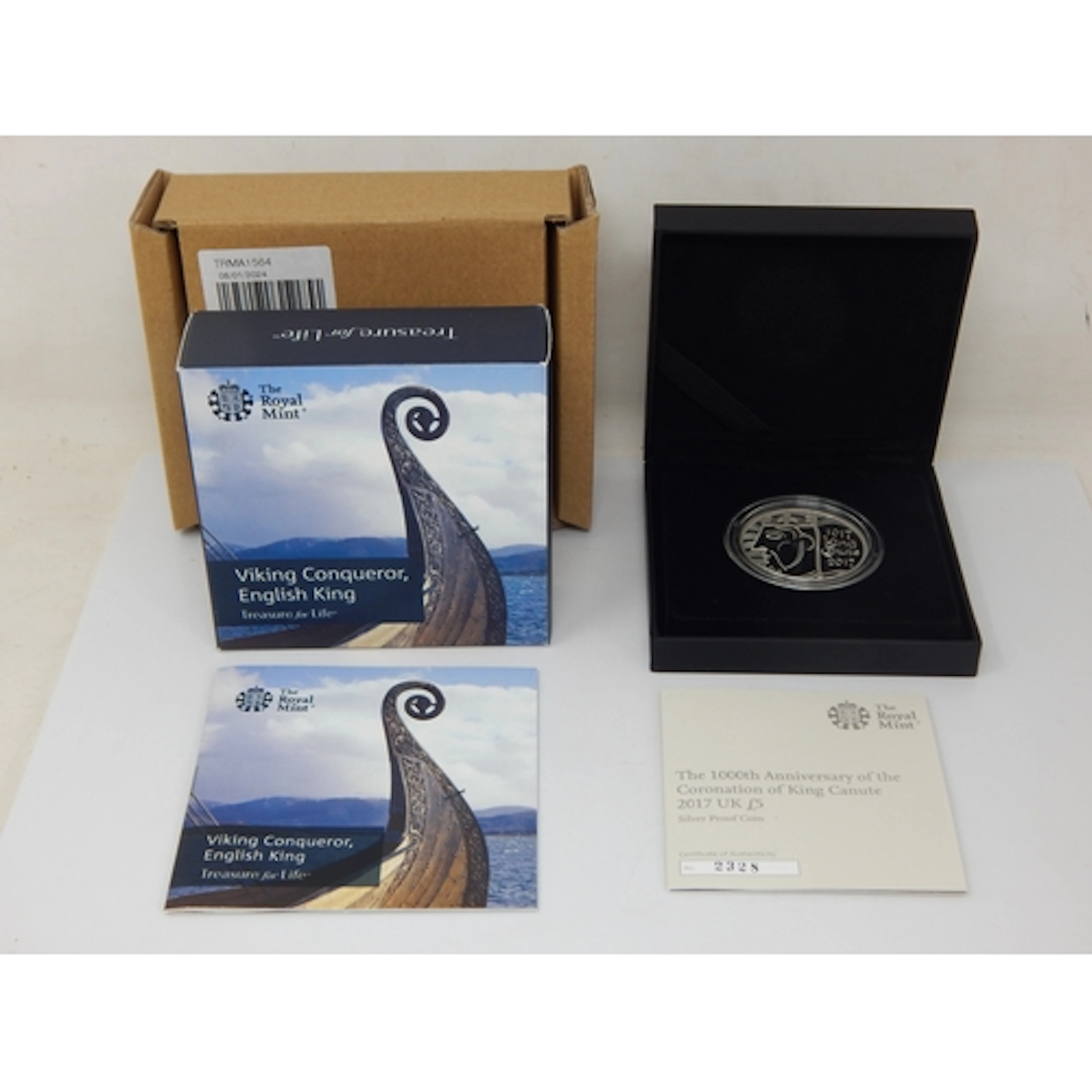 Royal Mint 2017 UK £5 Silver Proof Coin Commemorating The 10...