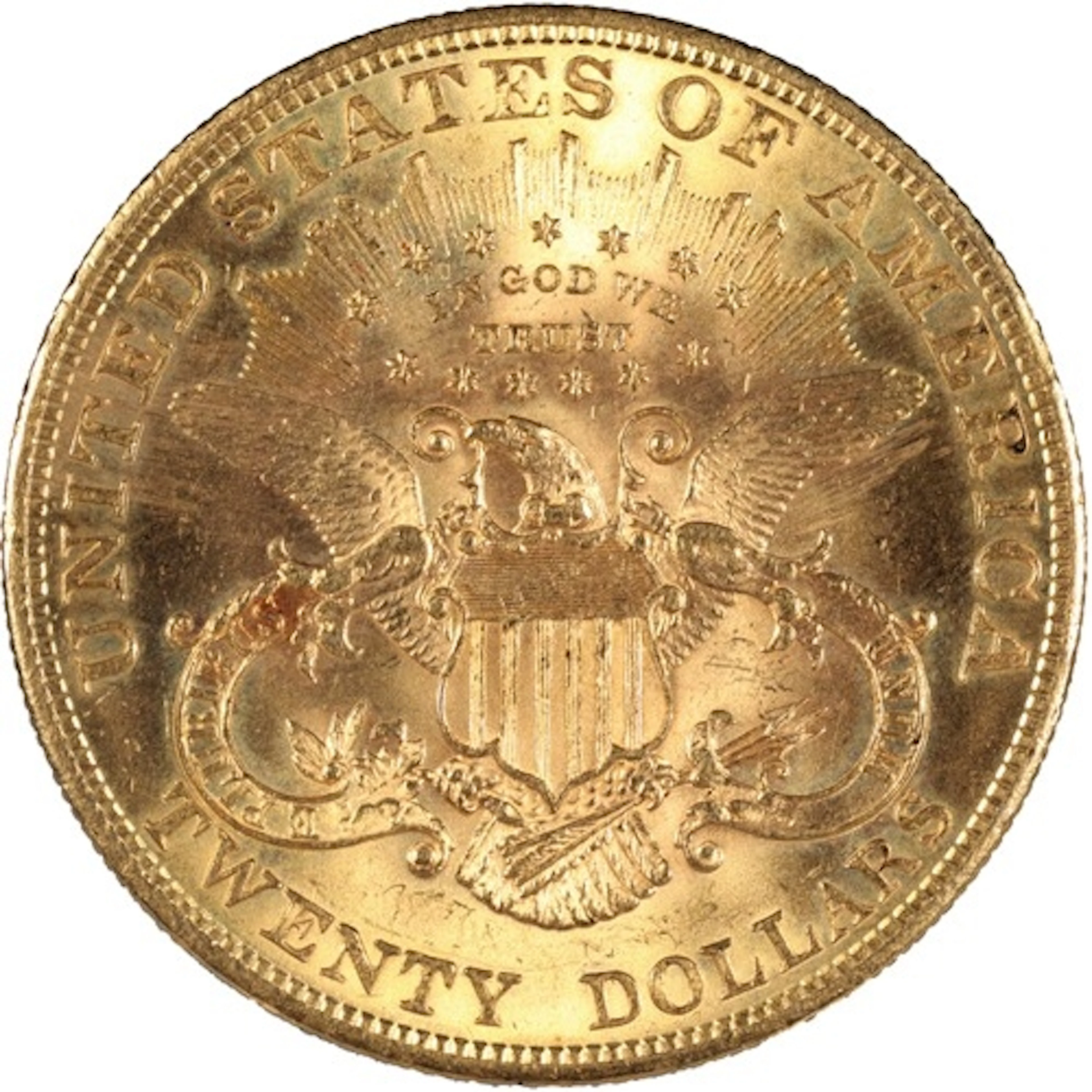 UNITED STATES OF AMERICA USA gold double eagle twenty dollar...