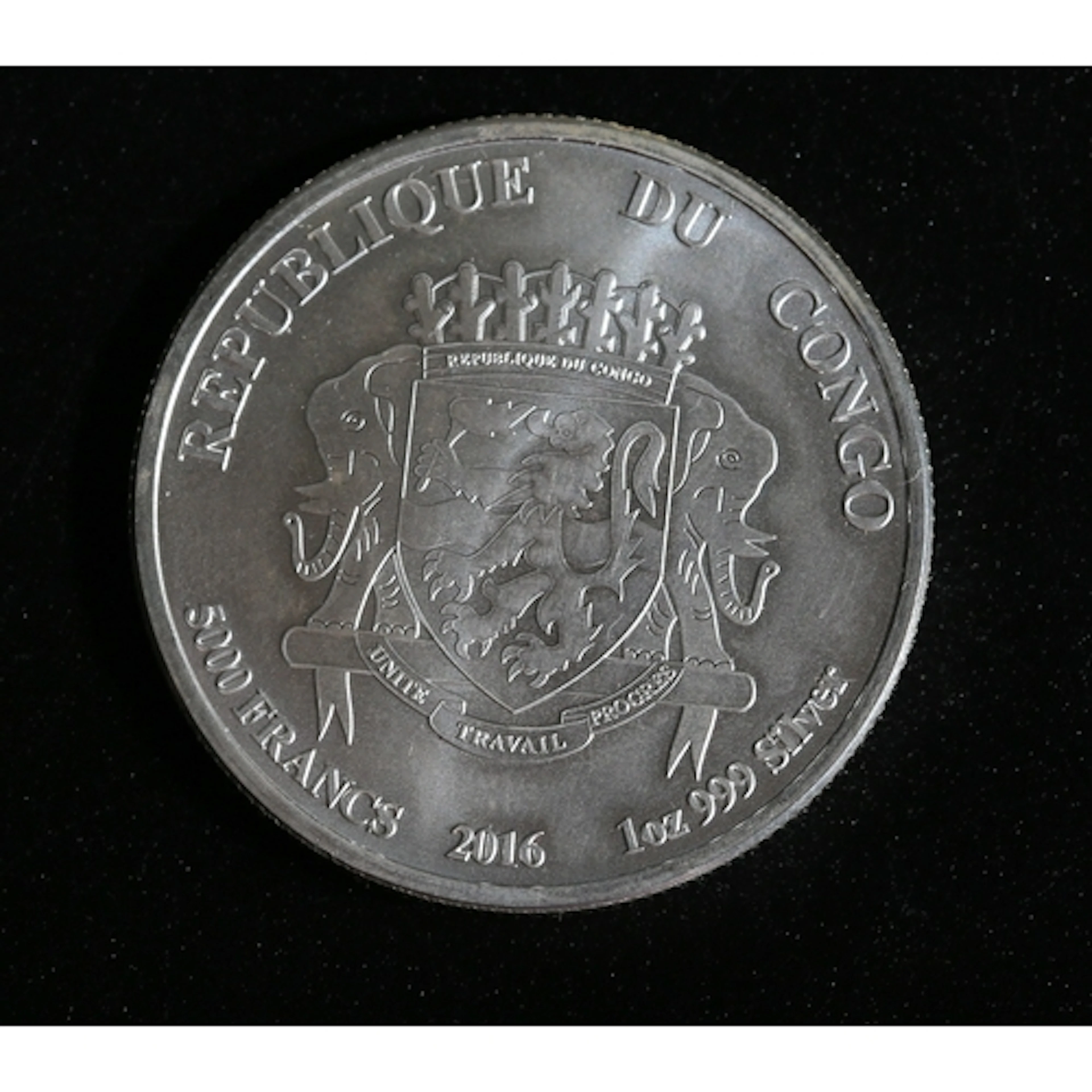 1 Ounce Fine 999.9 Silver Commemorative 5000 Francs Coin 'Af...