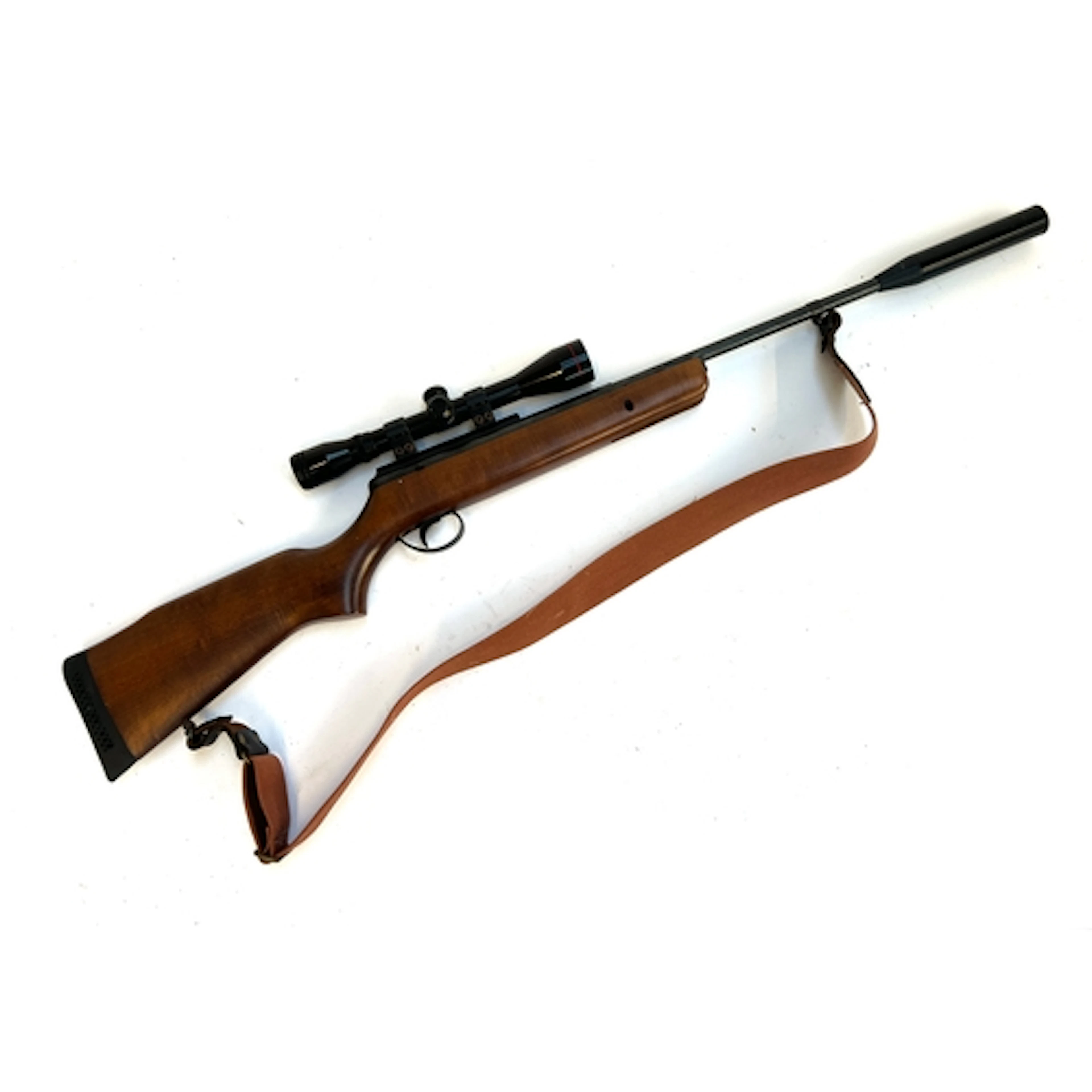 A BSA .22 break action air rifle with Simmons Gold Series 4x...
