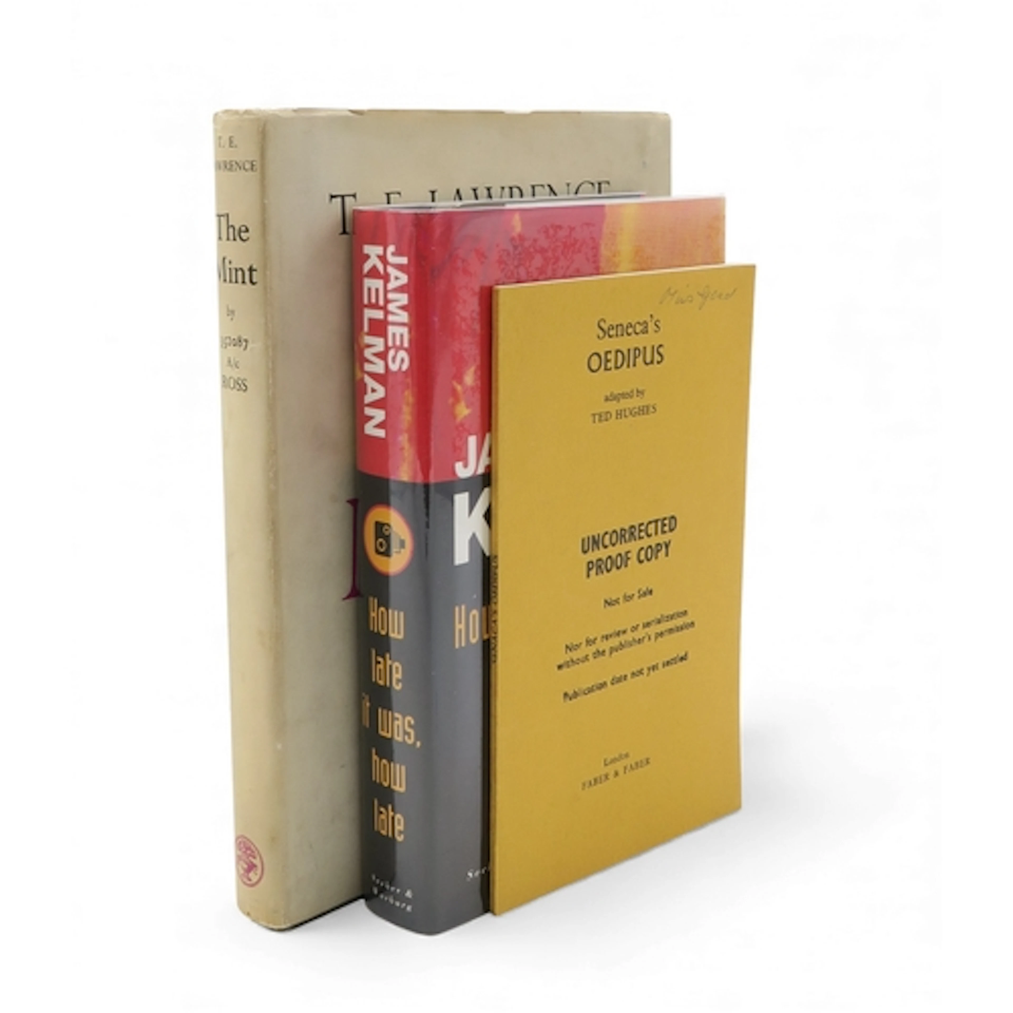 Hughes (Ted) Seneca's Oedipus Uncorrected Proof Copy, London...