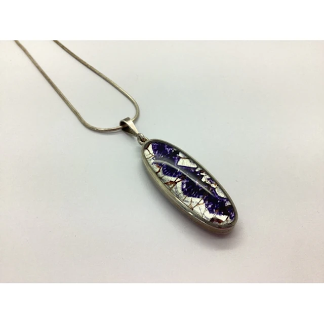 David Scott Walker; A Hallmarked Silver Mounted Blue John / ...