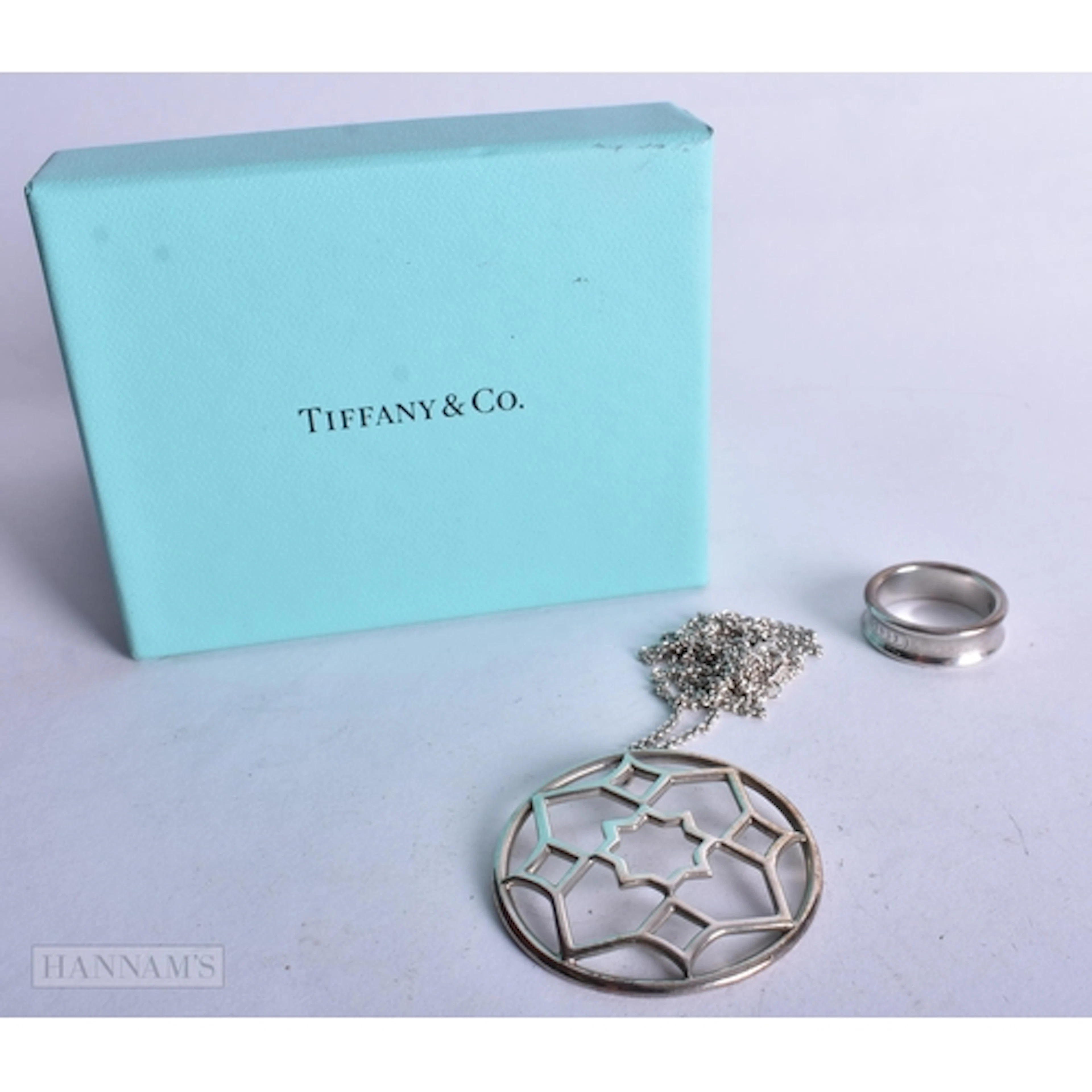 Collection of Sterling Silver Tiffany & Co Jewellery inc. Ne...