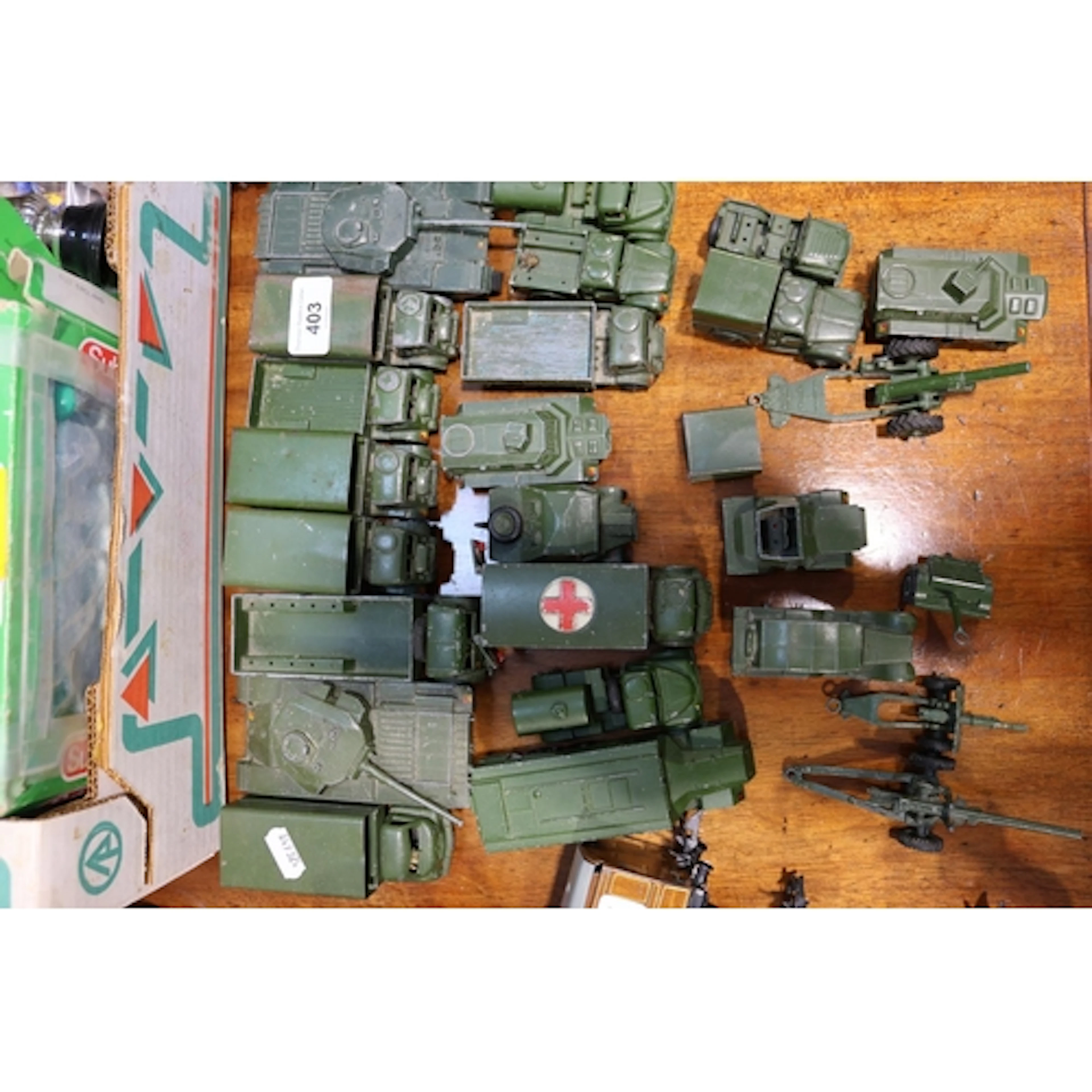 Dinky Toys diecast army vehicle models to include 626 Milita...