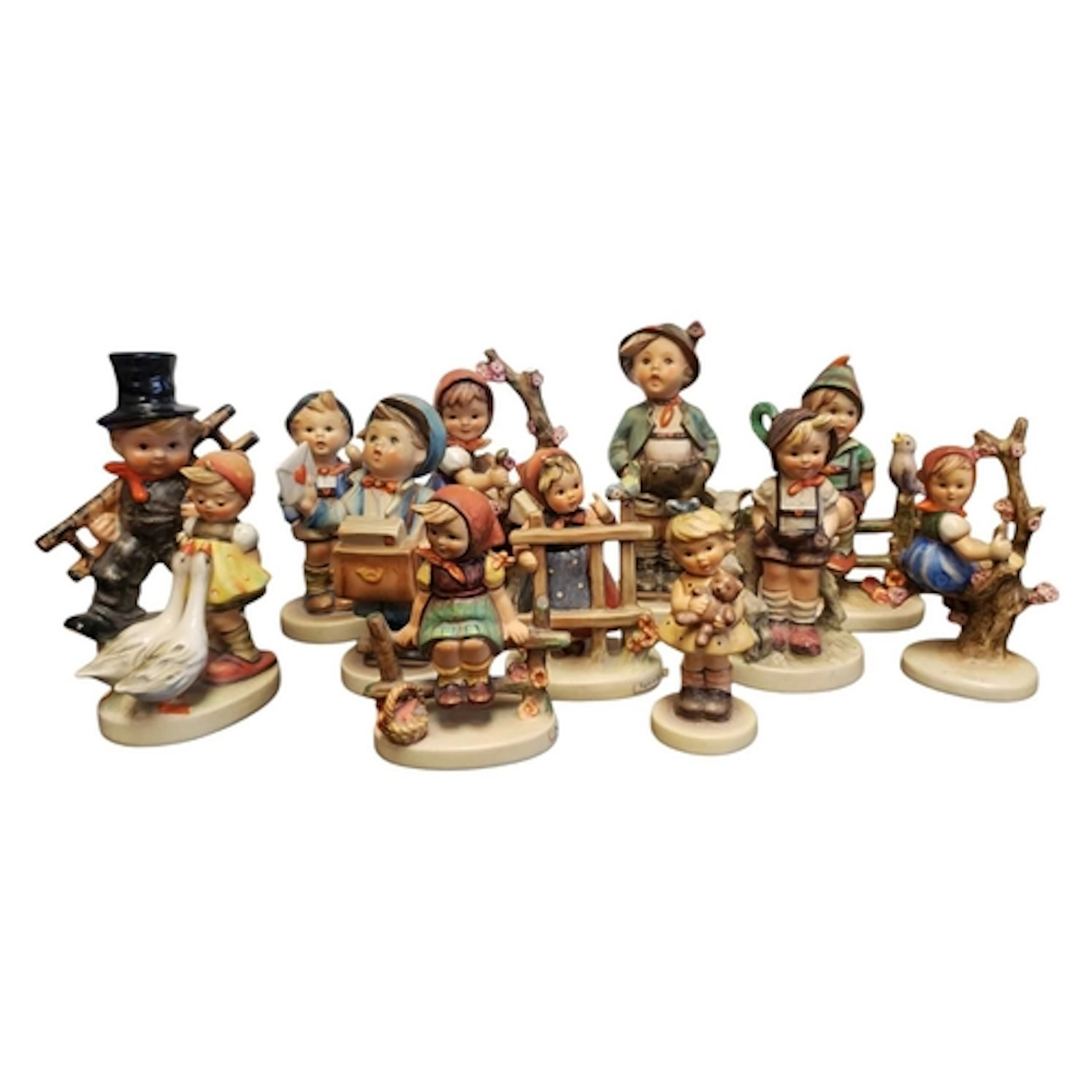 Collection of West German 20th century M J Hummel Goebel por...