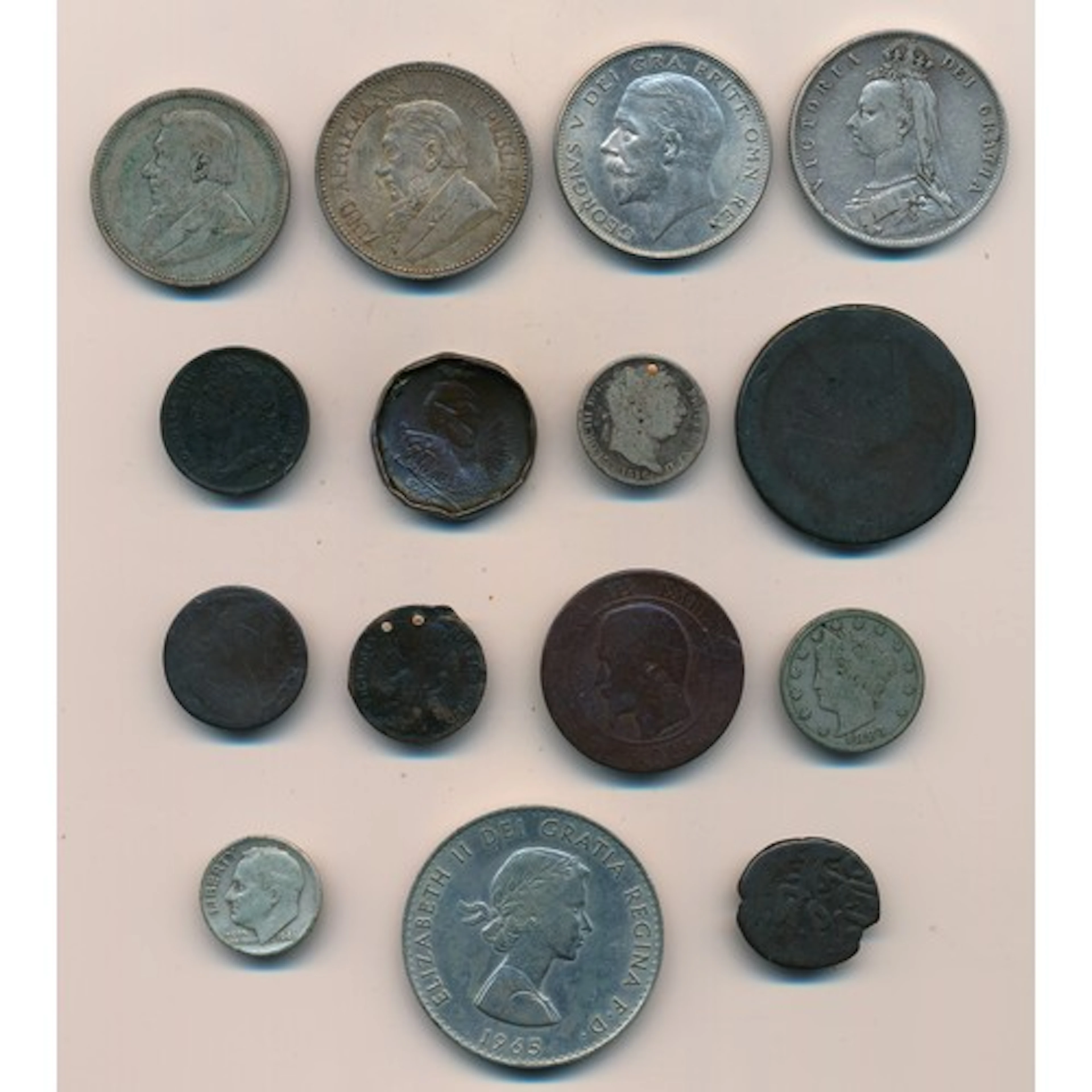Small Selection of Mixed Coins to include an 1889 Florin, 19...