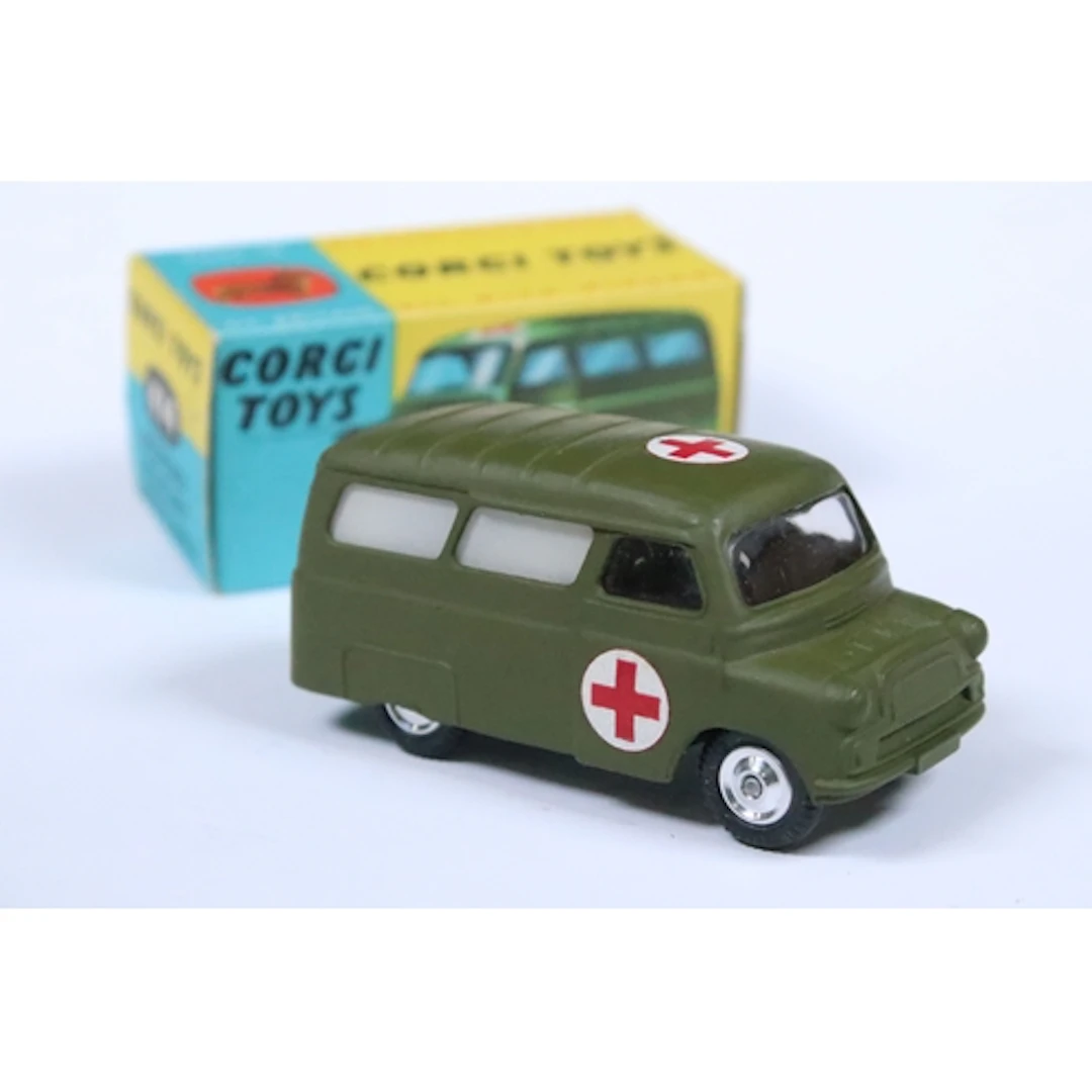 Boxed Corgi 414 Bedford Military Ambulance diecast model in ...