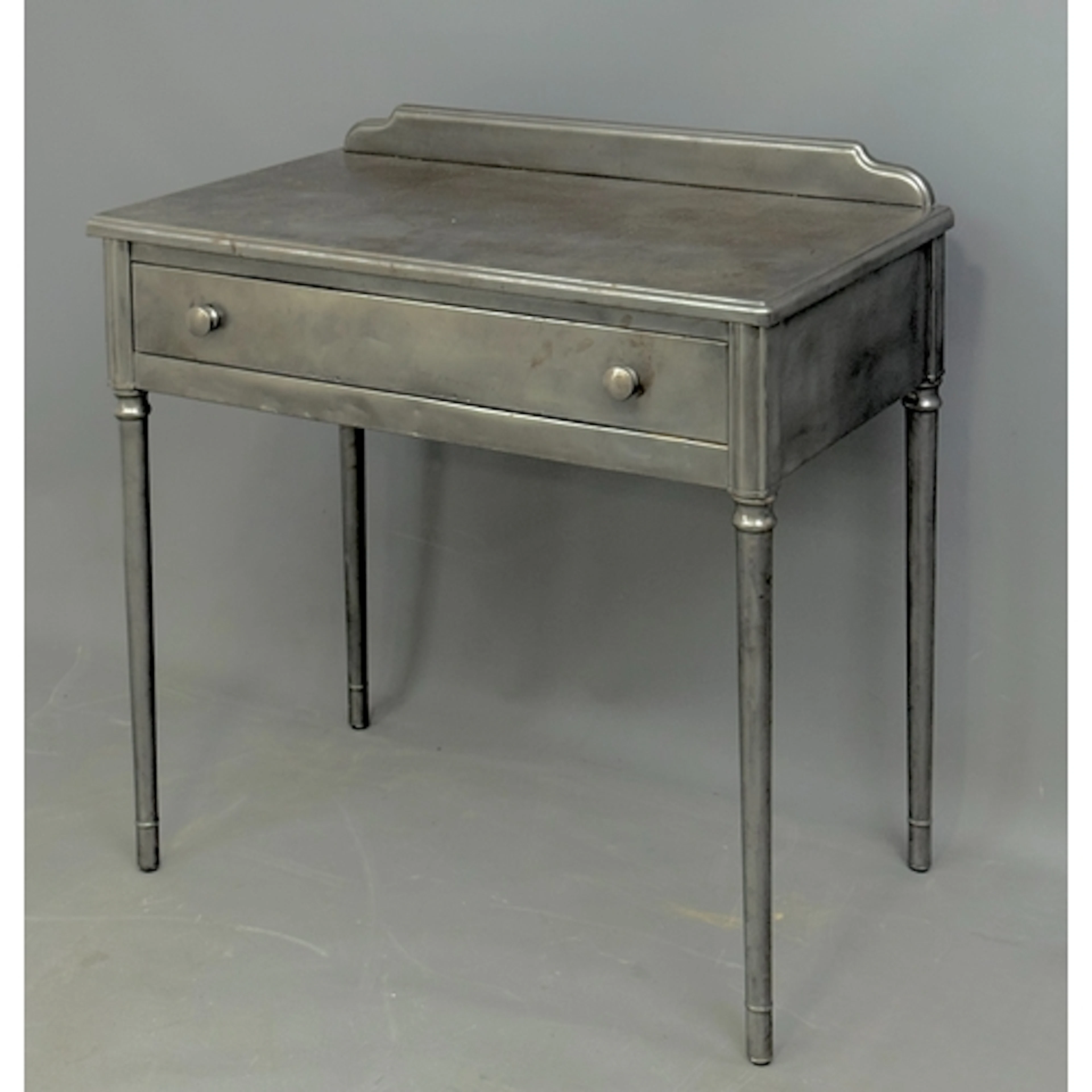 A 1920s 'Sheraton Series' pressed steel side table by Simmon...